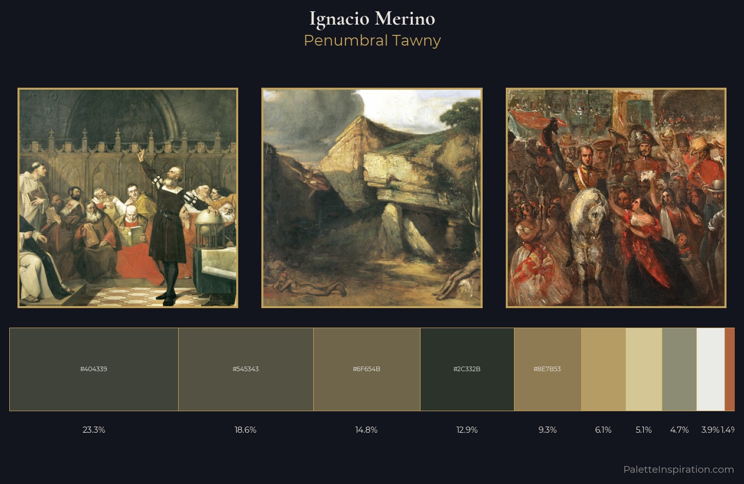 Ignacio Merino Palette 2 — Penumbral Tawny