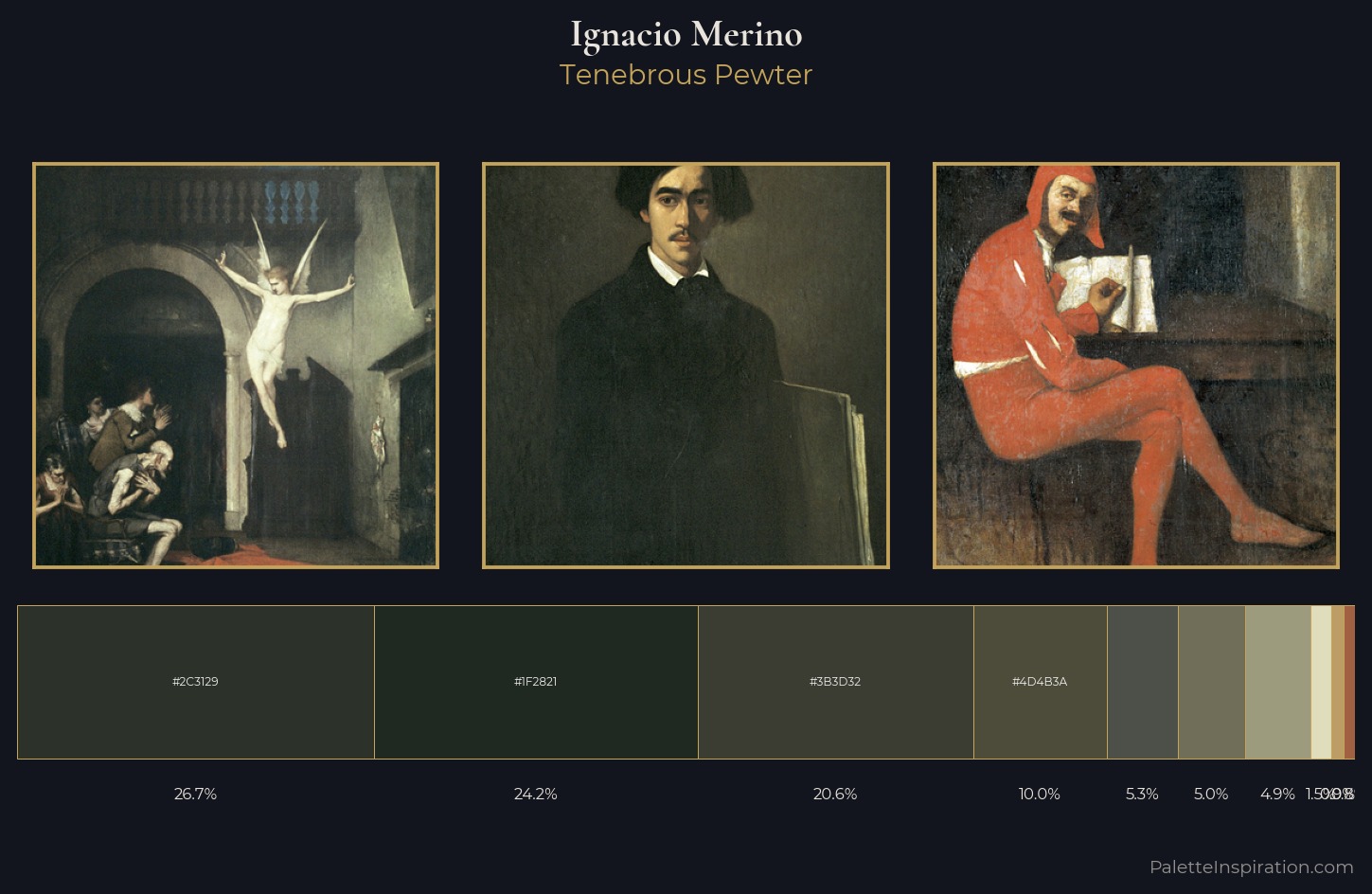 Ignacio Merino Palette 4 — Tenebrous Pewter