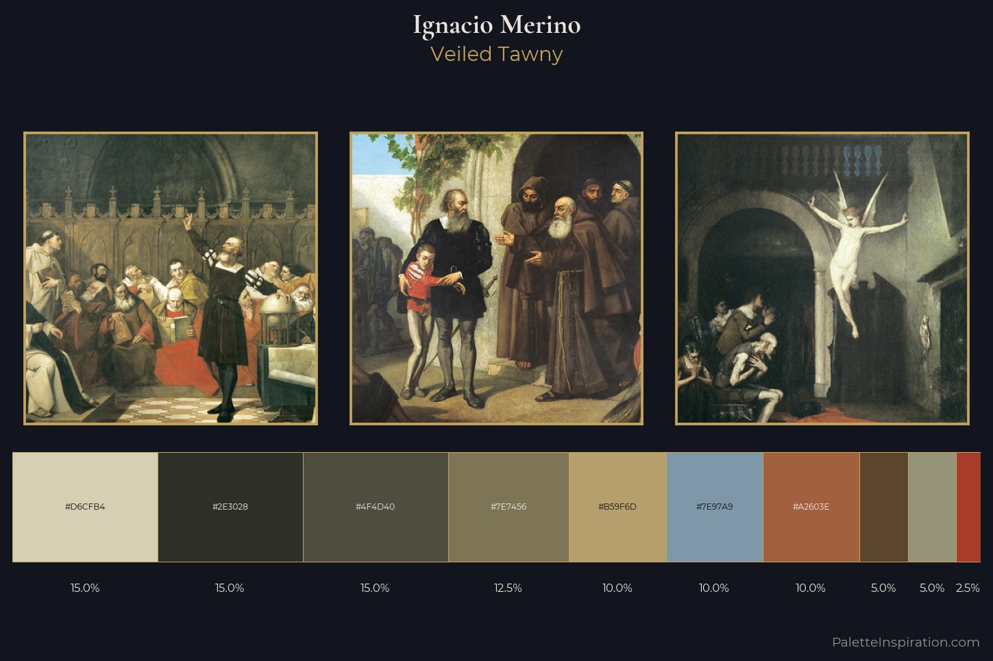 Ignacio Merino Master Palette — Veiled Tawny