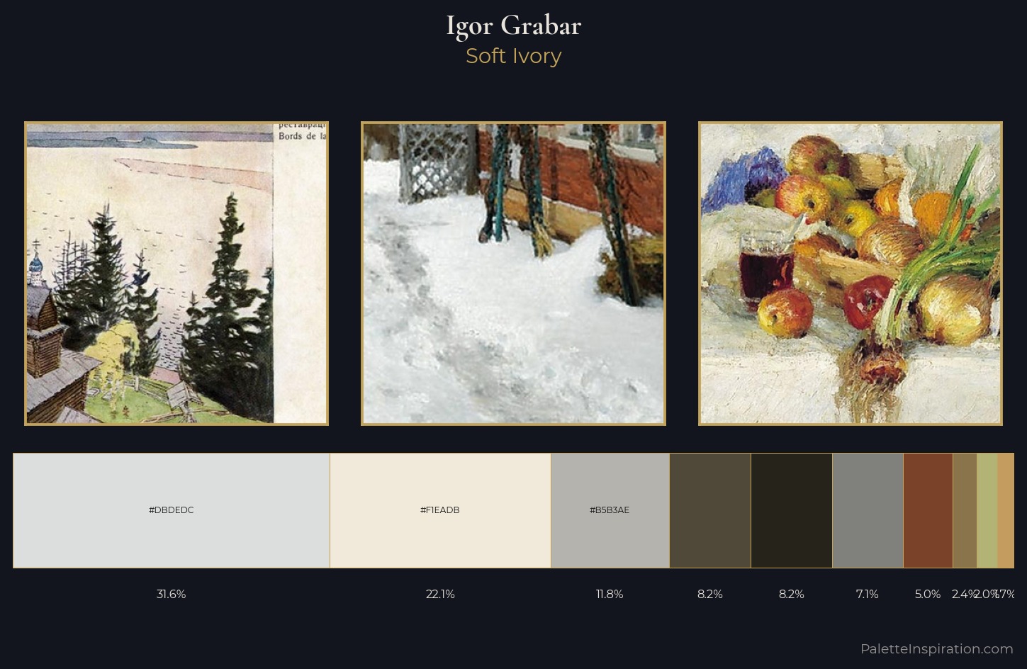 Igor Grabar Palette 2 — Soft Ivory
