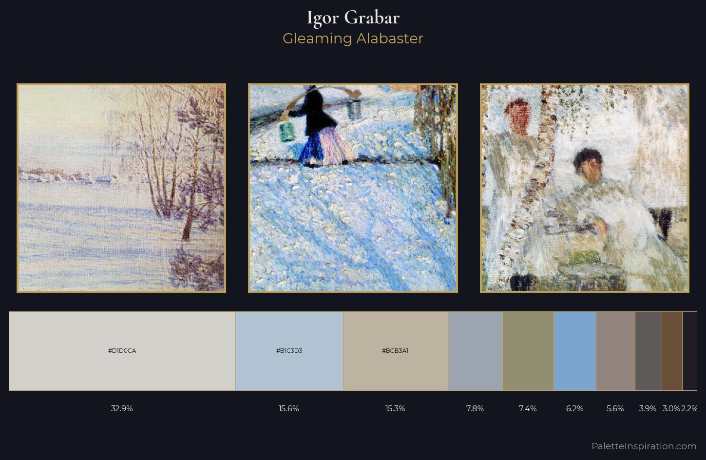 Igor Grabar Palette 3 — Gleaming Alabaster