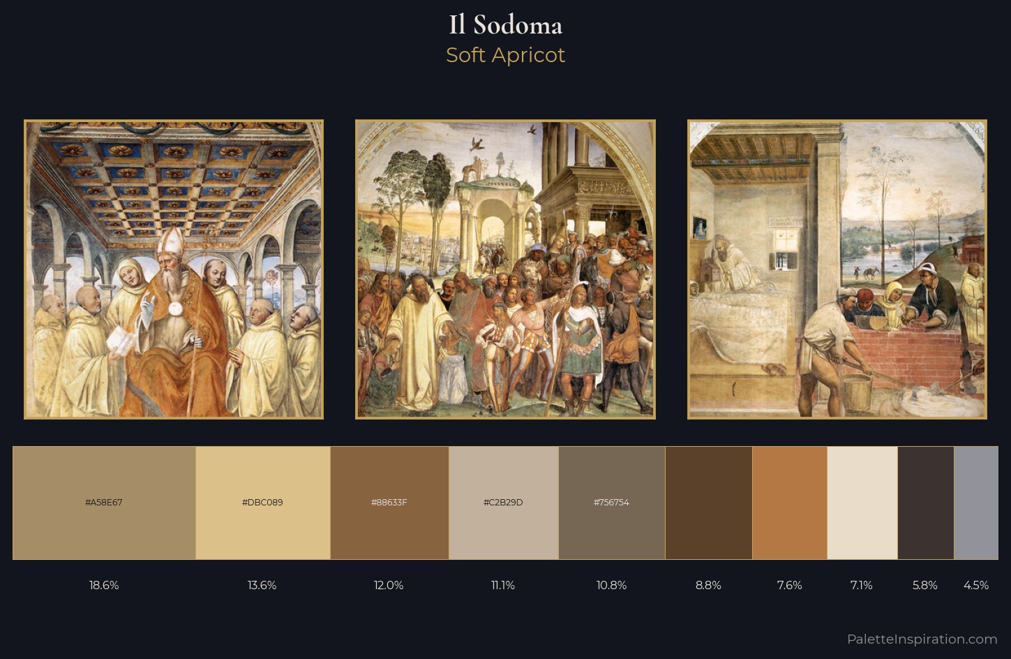Il Sodoma Palette 3 — Soft Apricot