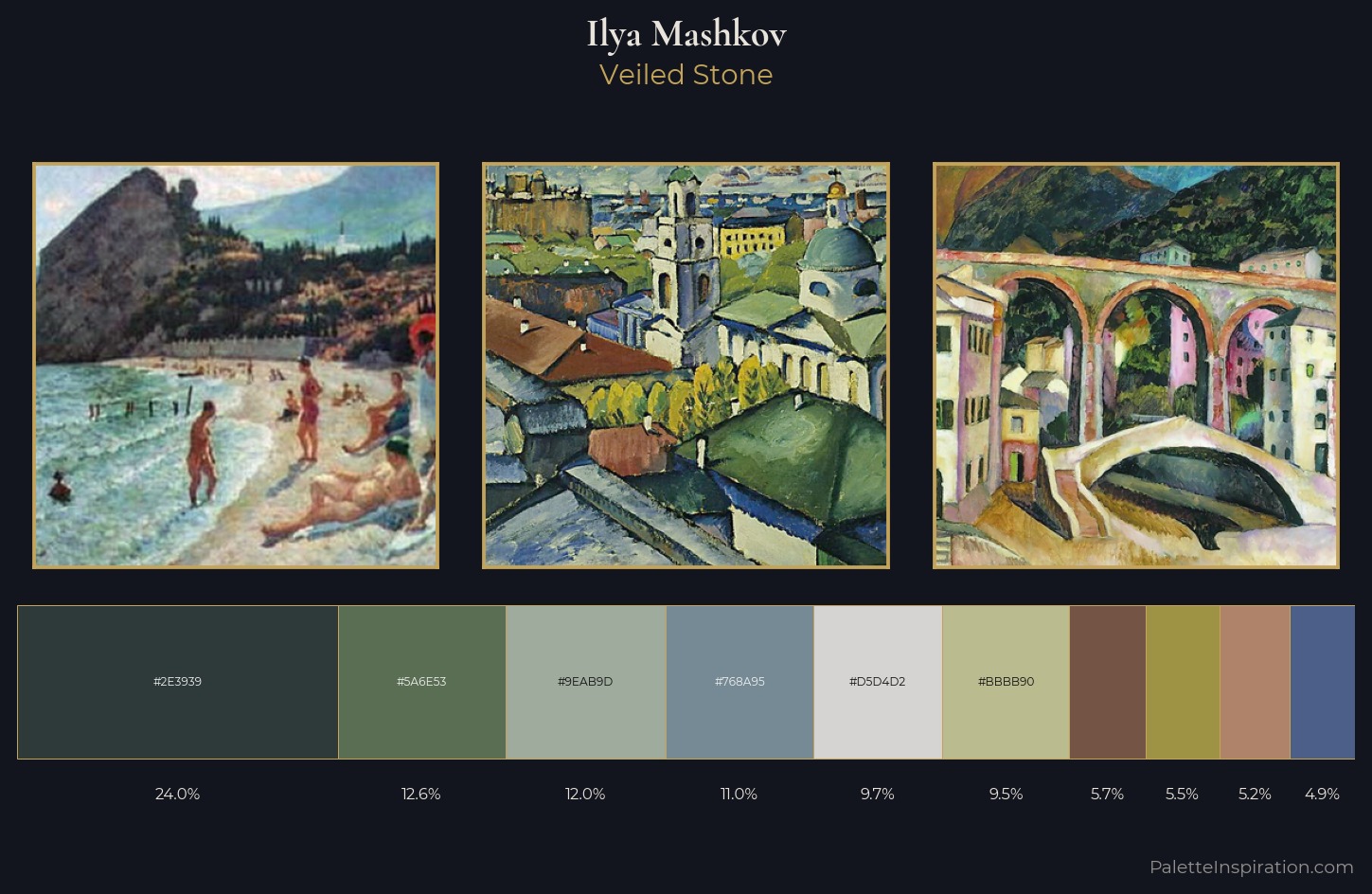 Ilya Mashkov Palette 5 — Veiled Stone