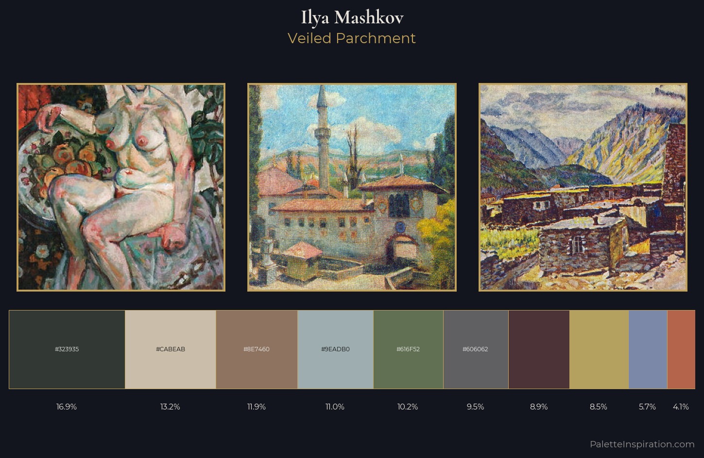 Ilya Mashkov Palette 9 — Veiled Parchment