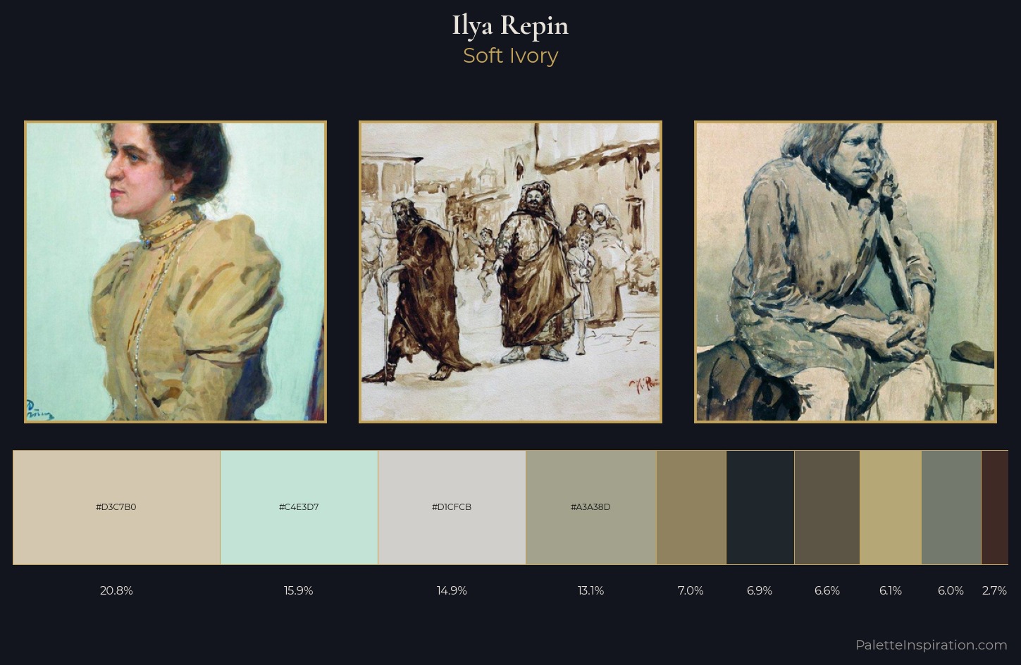 Ilya Repin Palette 1 — Soft Ivory