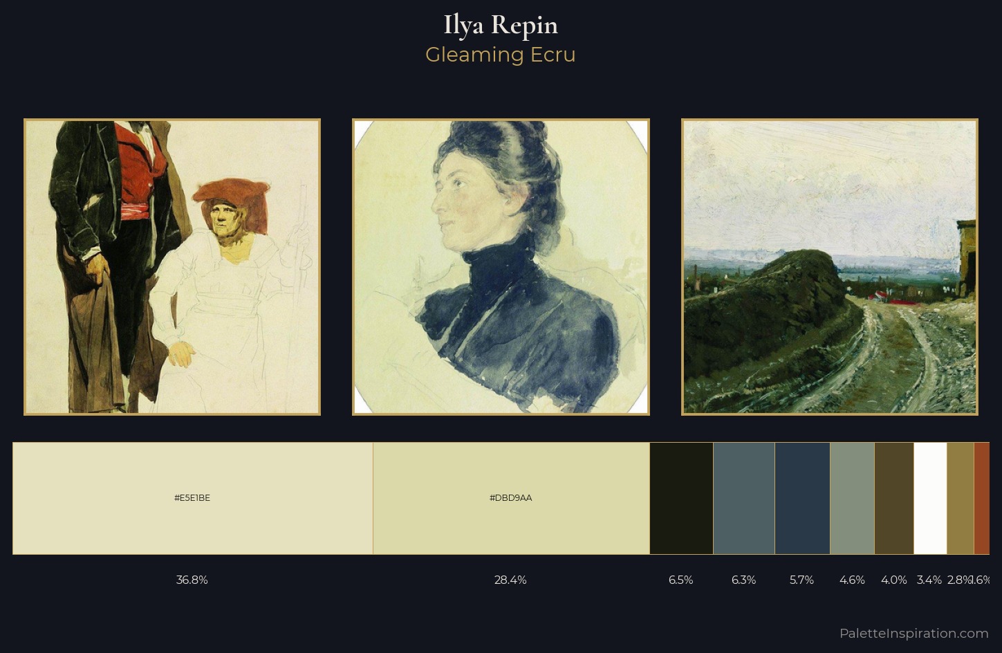 Ilya Repin Palette 3 — Gleaming Ecru
