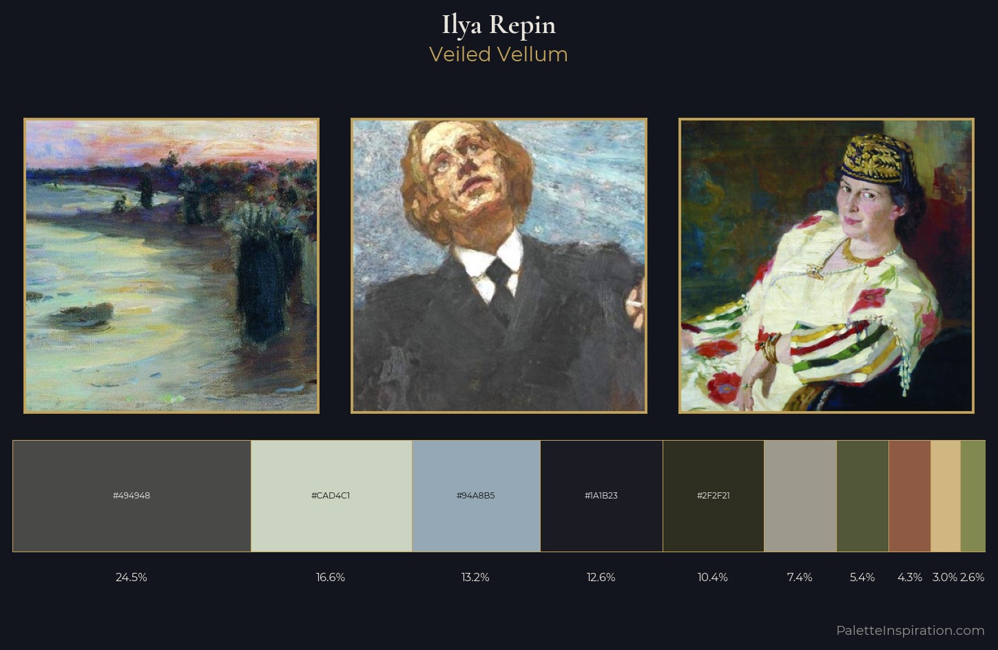 Ilya Repin Palette 8 — Veiled Vellum