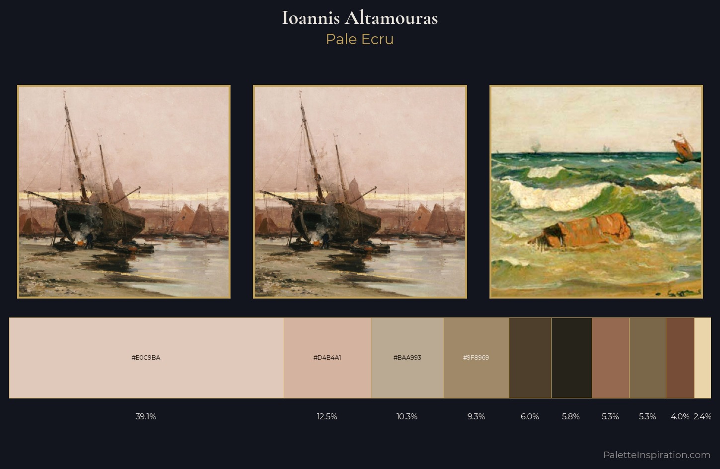 Ioannis Altamouras Palette 3 — Pale Ecru