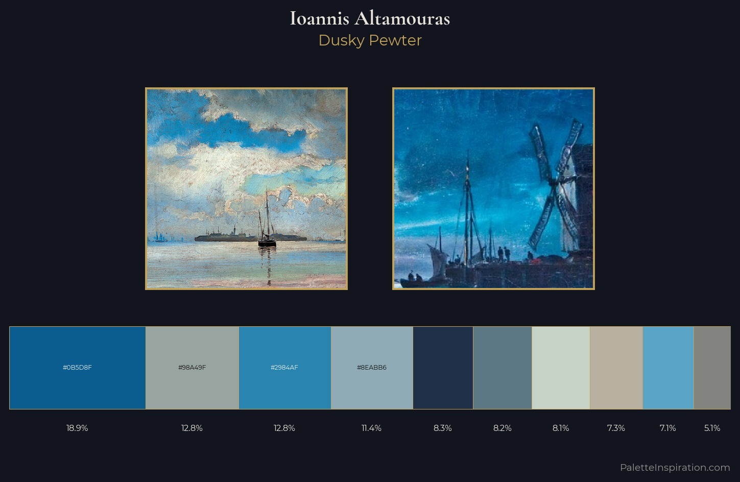 Ioannis Altamouras Palette 4 — Dusky Pewter