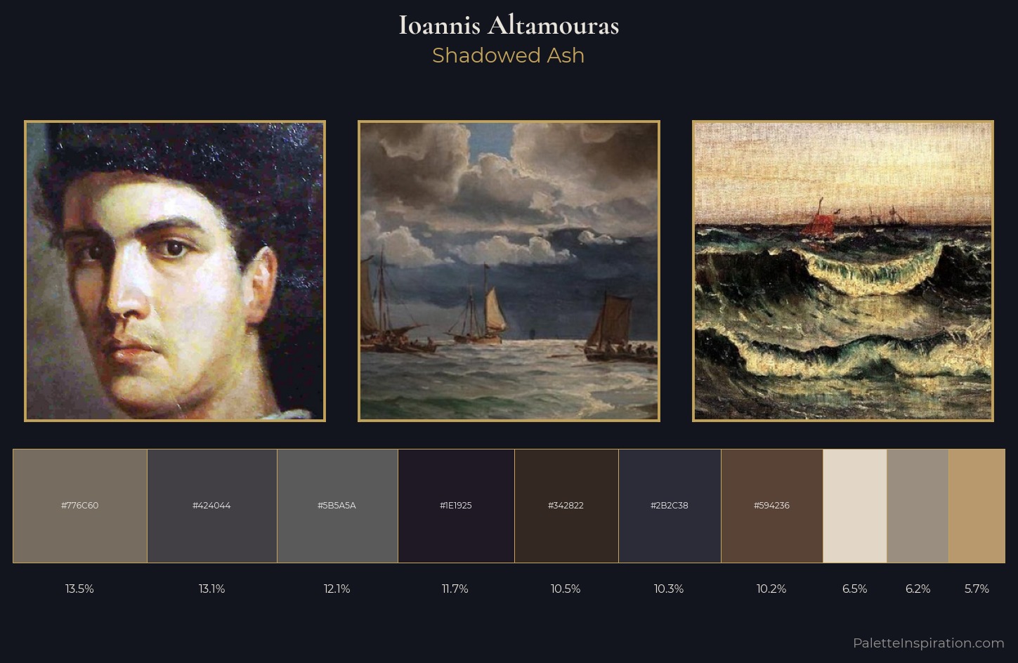 Ioannis Altamouras Palette 6 — Shadowed Ash