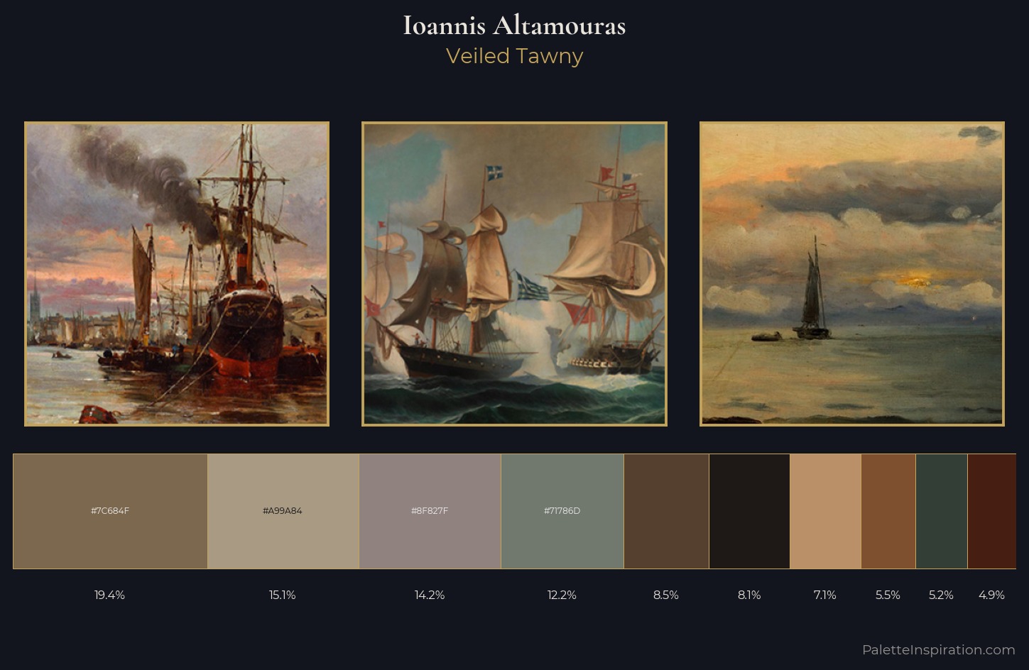 Ioannis Altamouras Palette 7 — Veiled Tawny