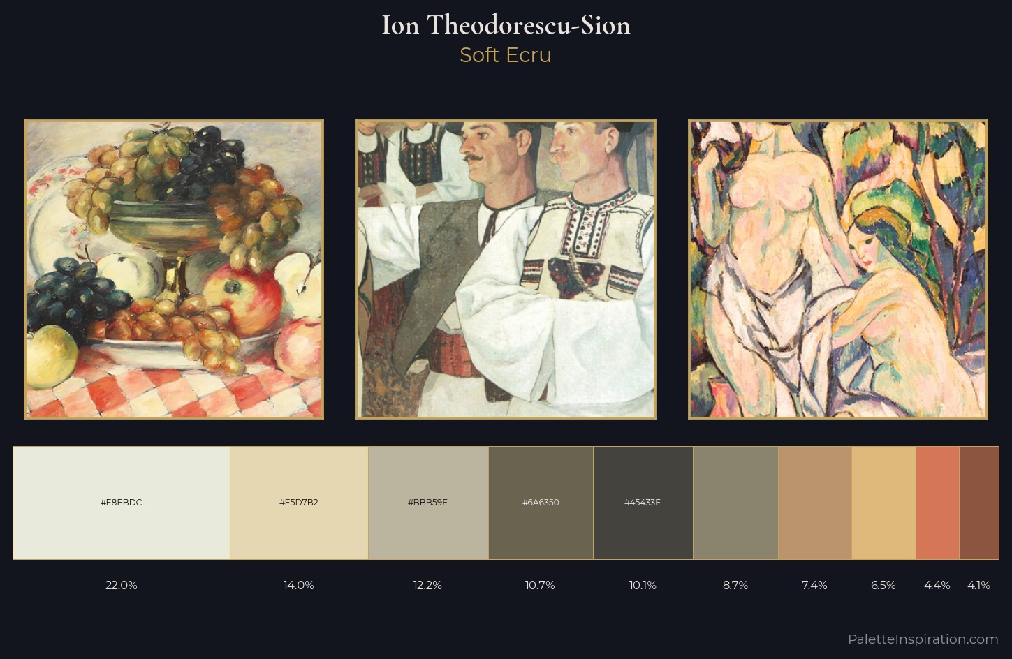 Ion Theodorescu-Sion Palette 1 — Soft Ecru