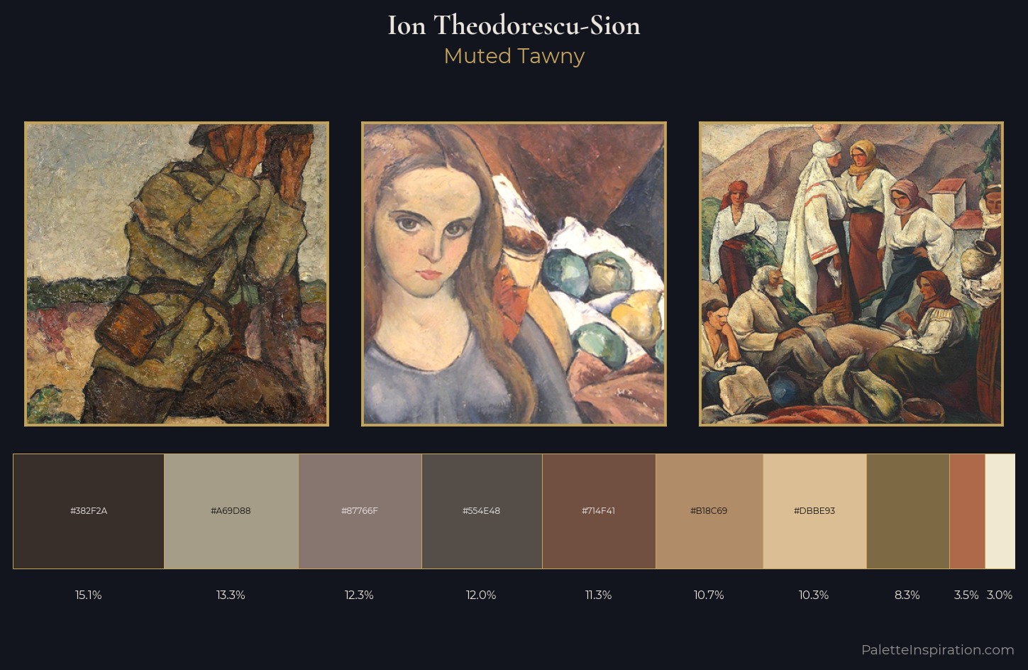 Ion Theodorescu-Sion Palette 3 — Muted Tawny
