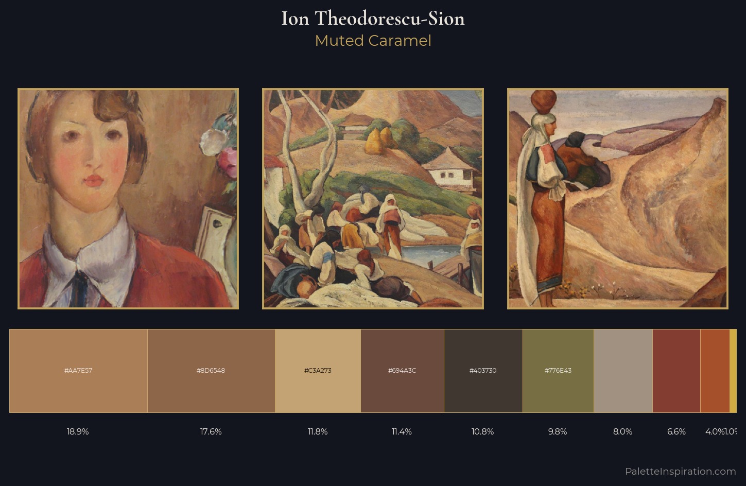 Ion Theodorescu-Sion Palette 5 — Muted Caramel