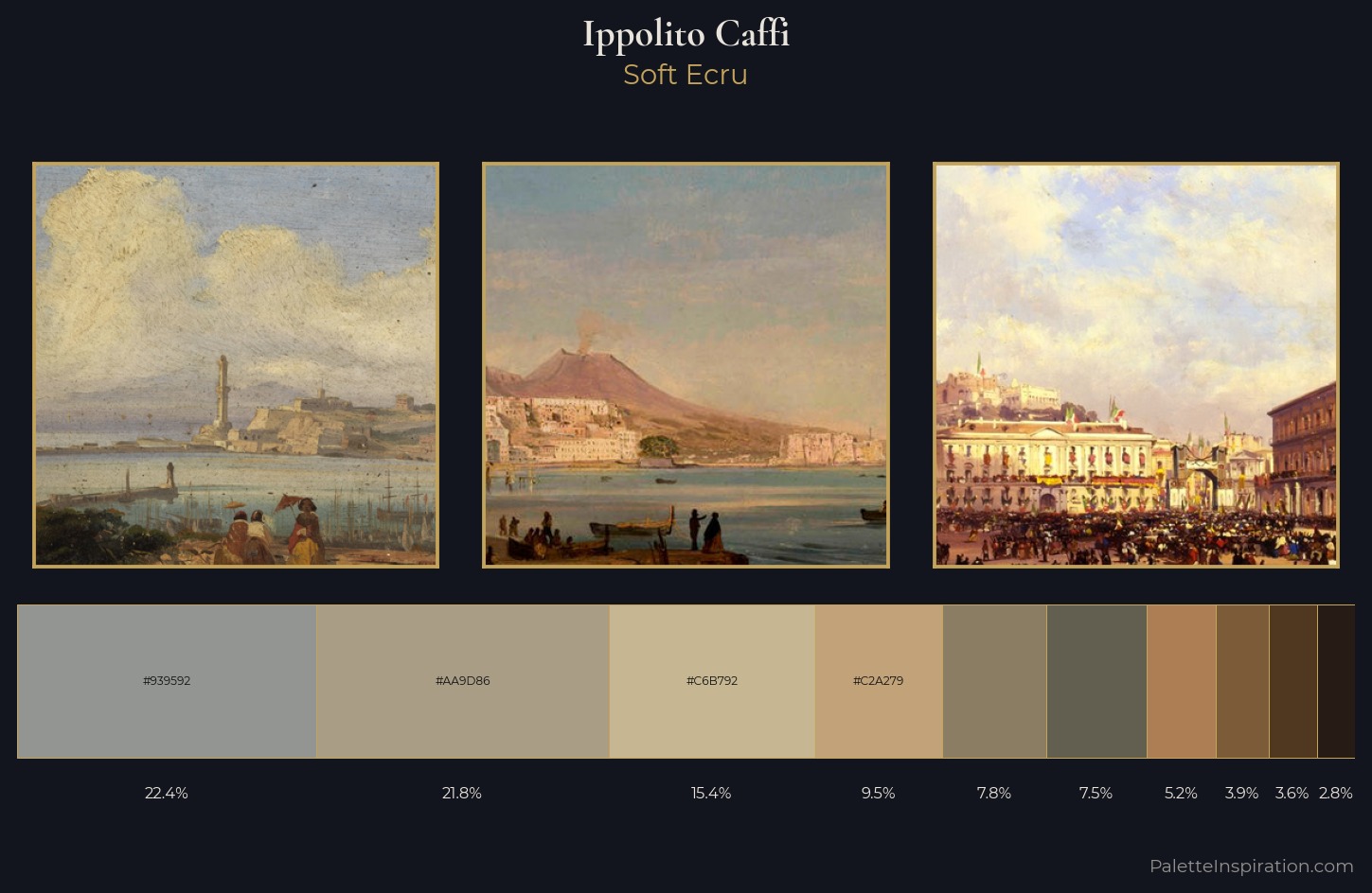 Ippolito Caffi Palette 5 — Soft Ecru