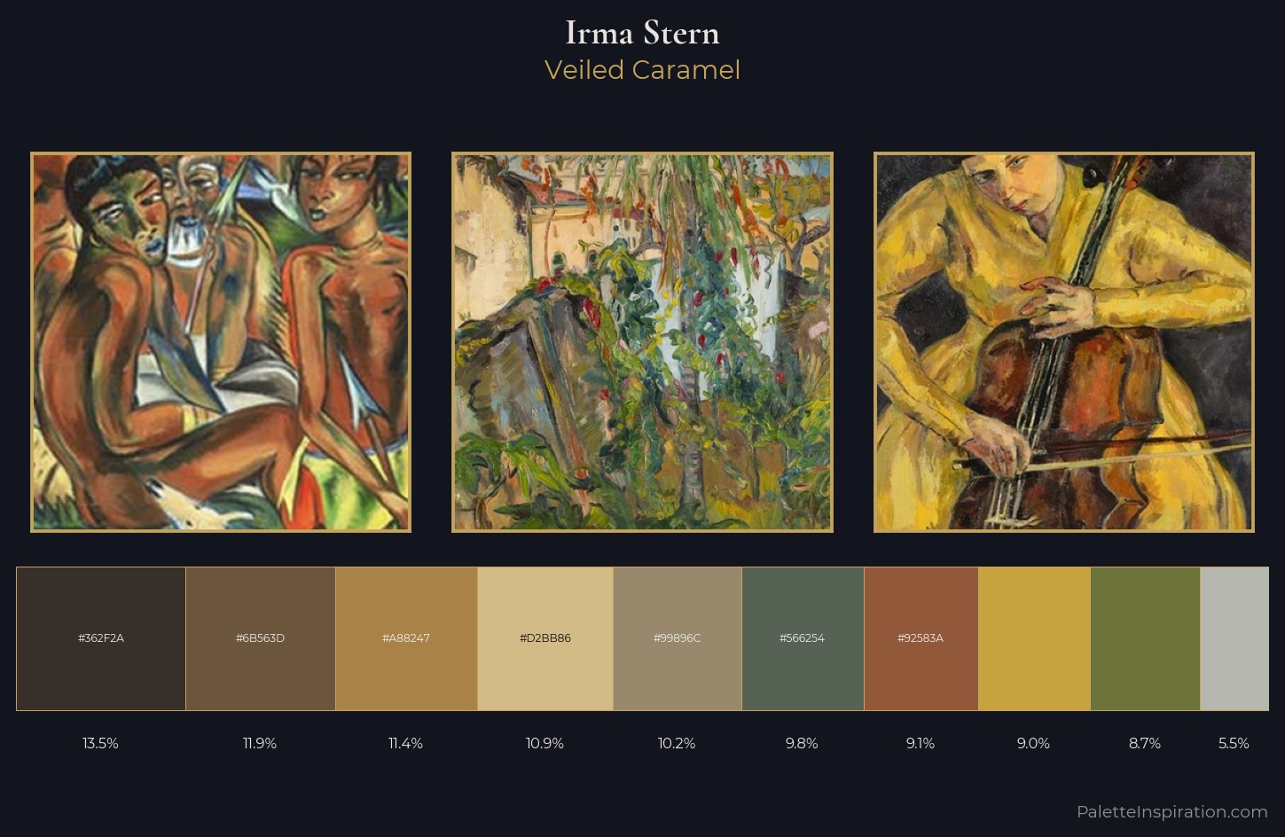 Irma Stern Palette 4 — Veiled Caramel