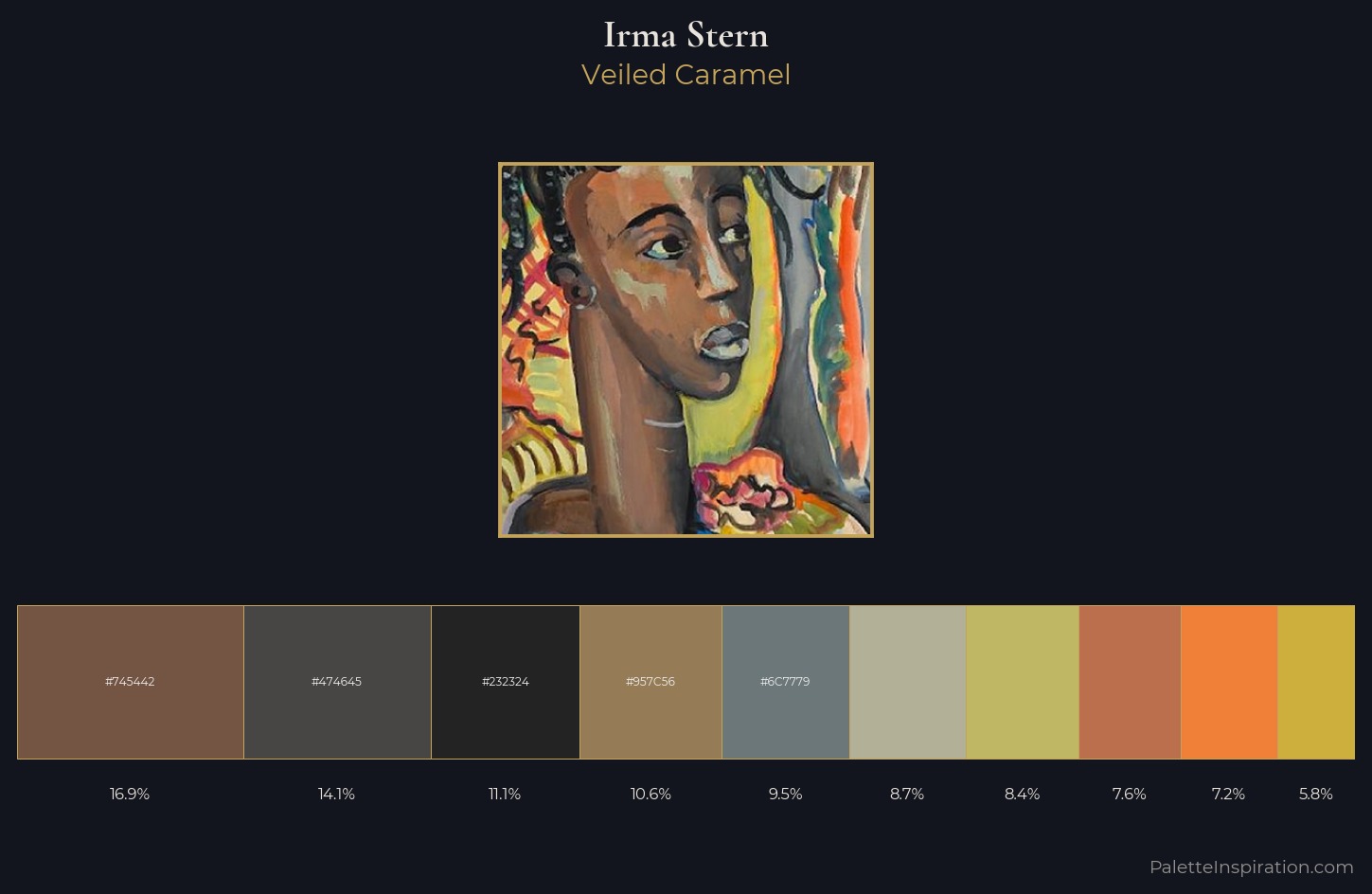Irma Stern Palette 5 — Veiled Caramel
