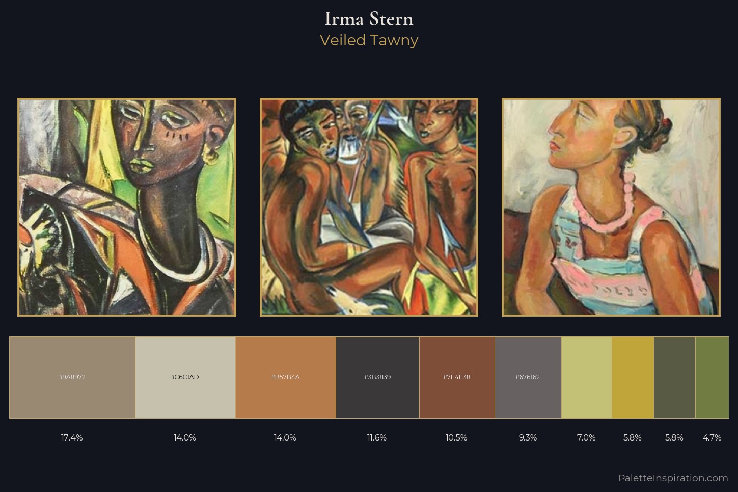 Irma Stern Master Palette — Veiled Tawny