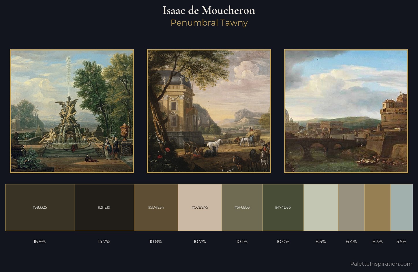 Isaac de Moucheron Palette 2 — Penumbral Tawny