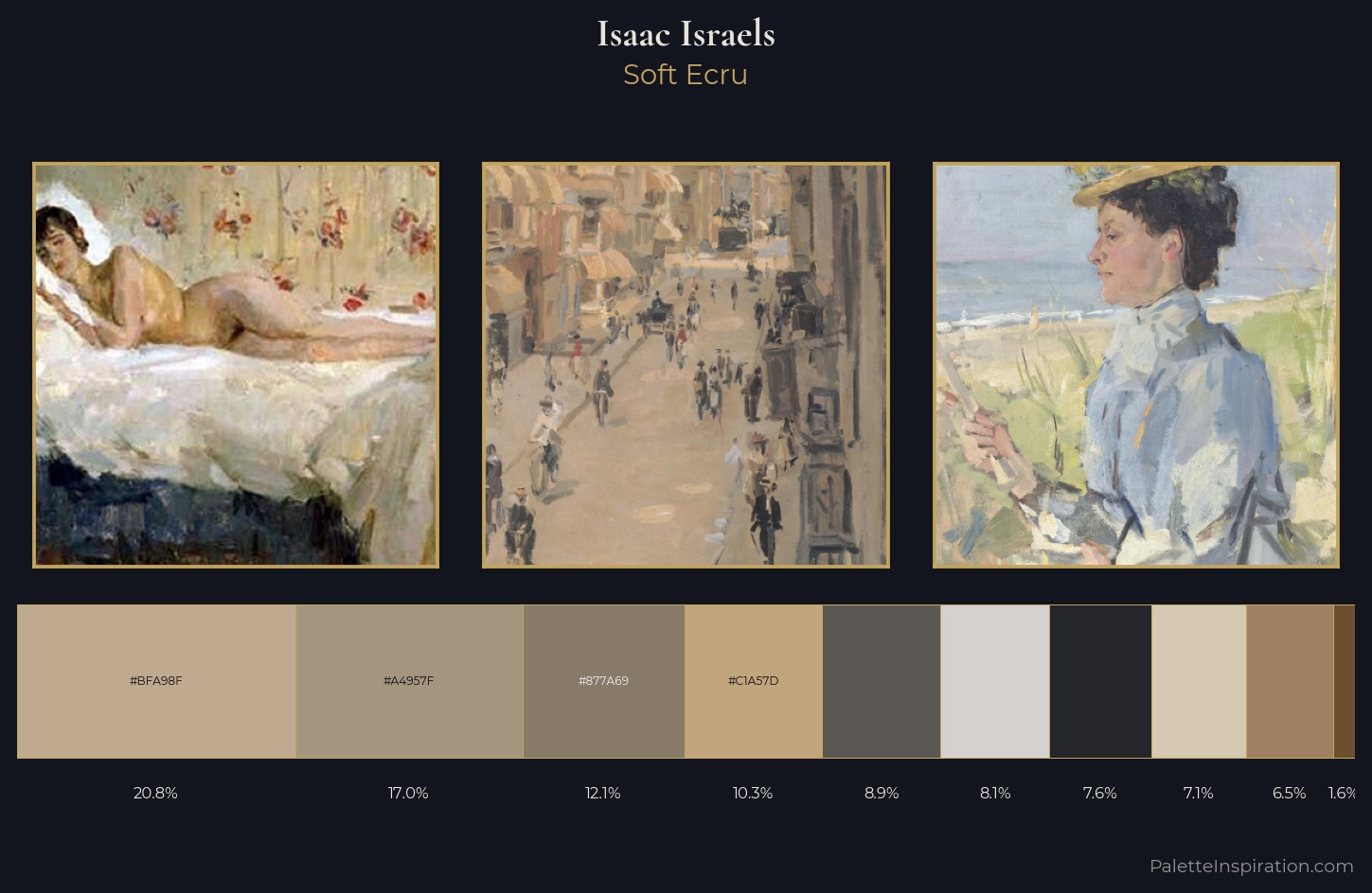 Isaac Israels Palette 2 — Soft Ecru