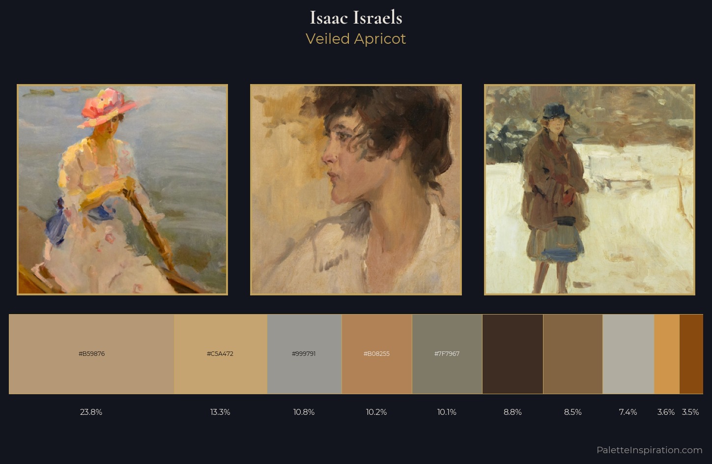Isaac Israels Palette 3 — Veiled Apricot