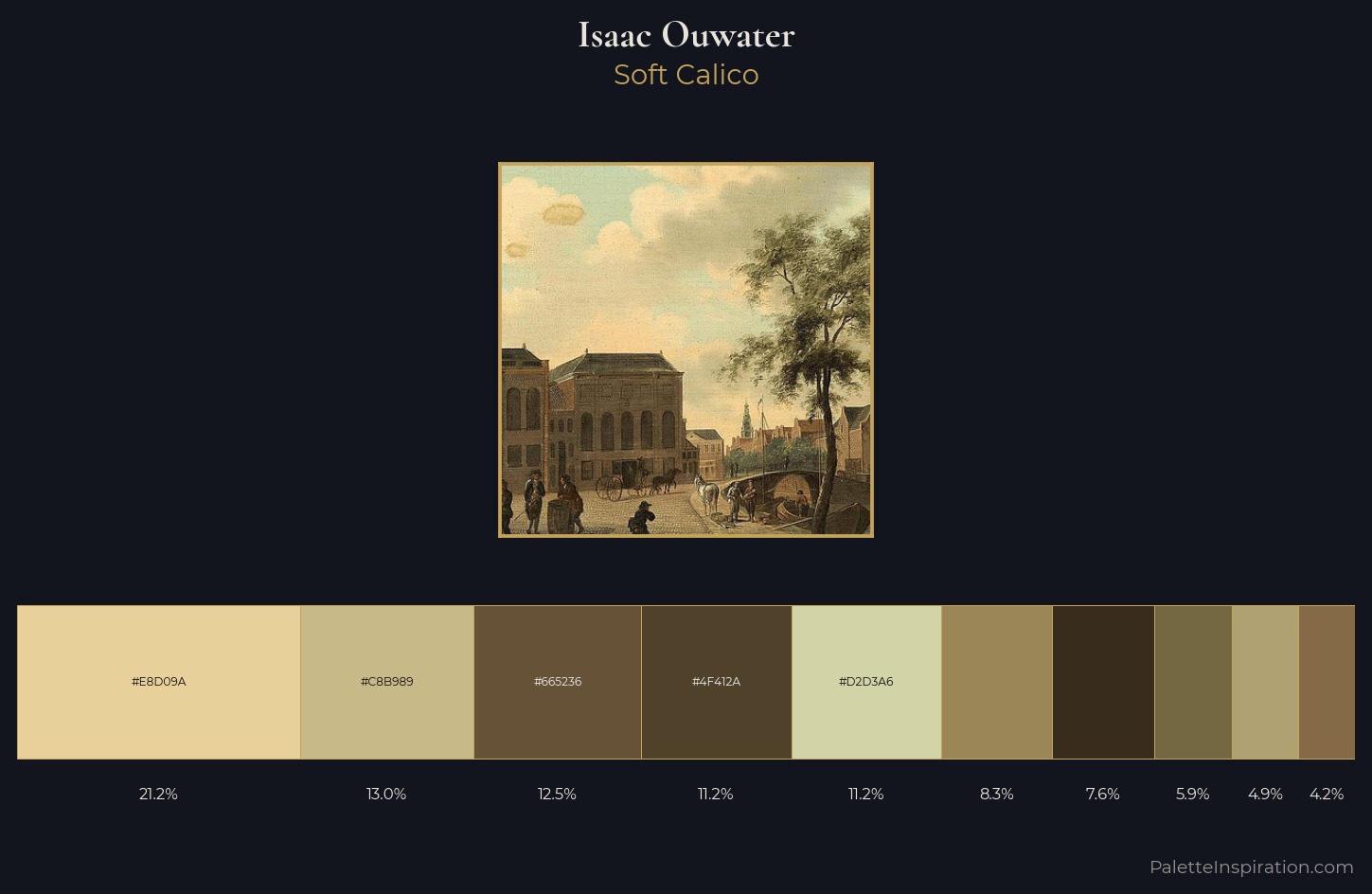 Isaac Ouwater Palette 1 — Soft Calico