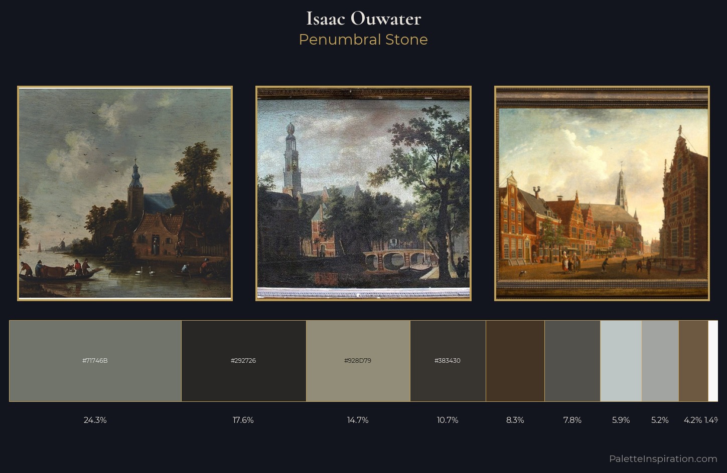 Isaac Ouwater Palette 3 — Penumbral Stone