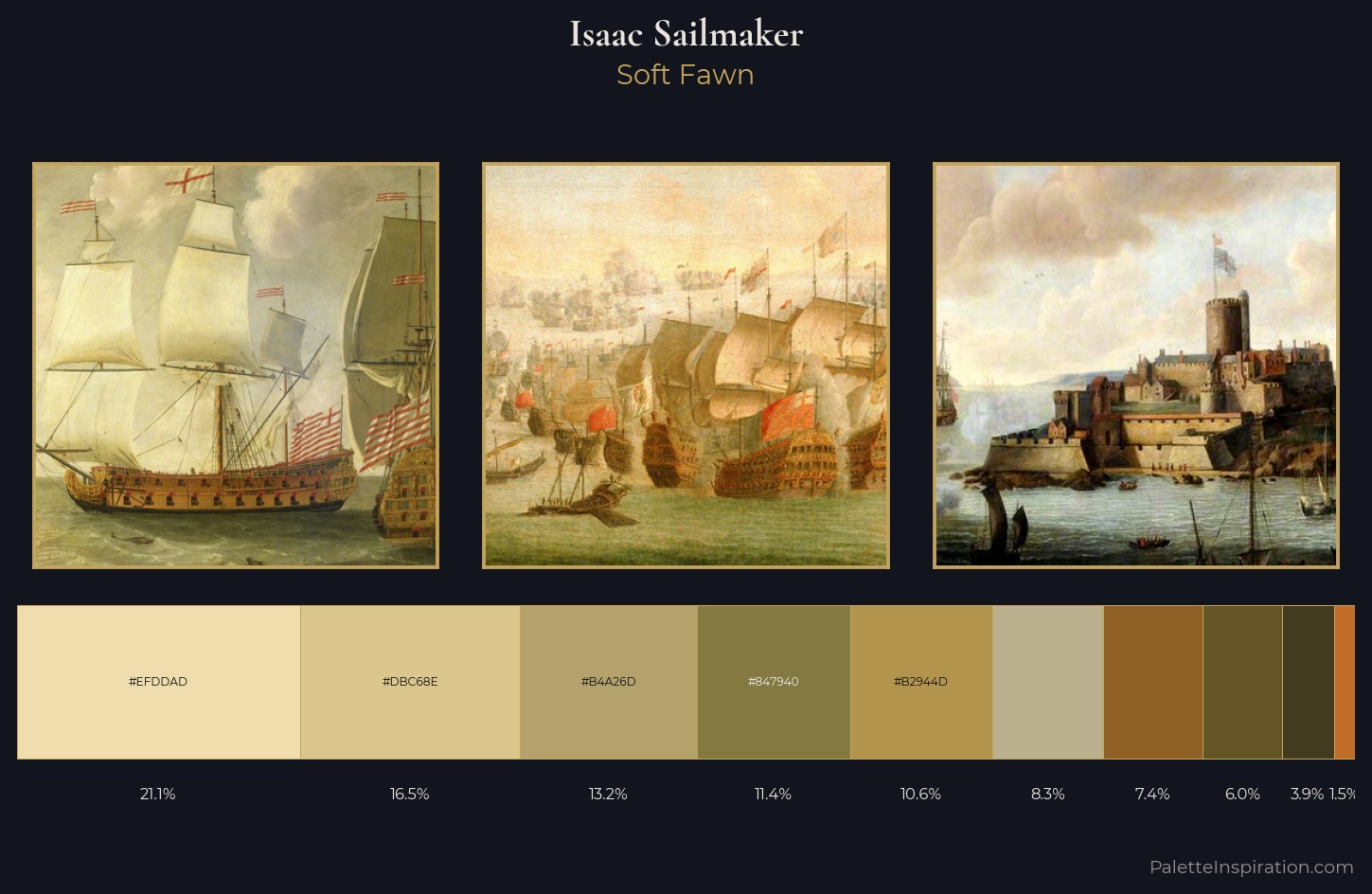 Isaac Sailmaker Palette 2 — Soft Fawn