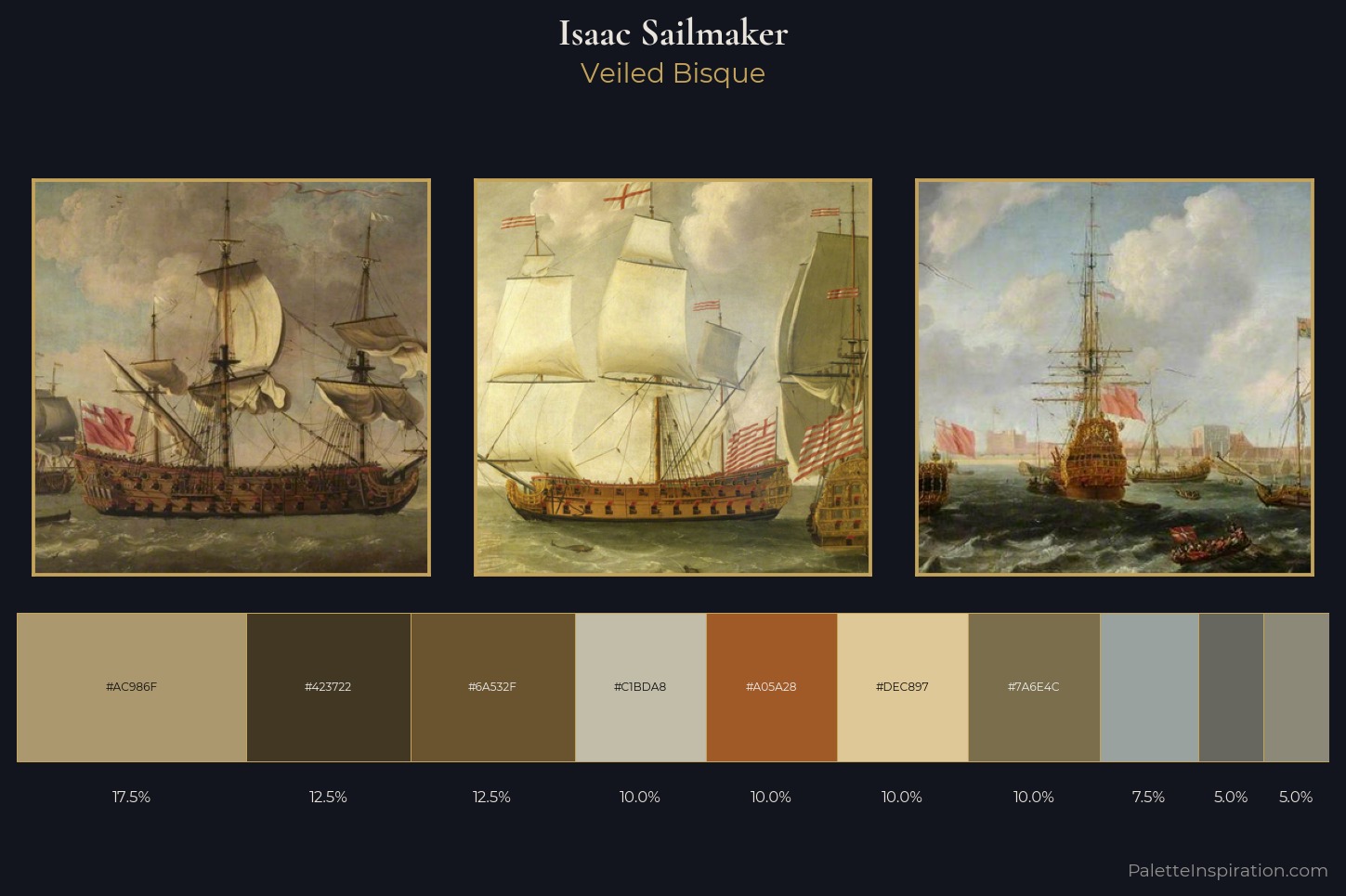 Isaac Sailmaker Master Palette — Veiled Bisque