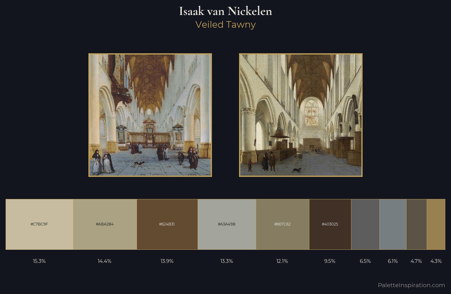Isaak van Nickelen Palette 2 — Veiled Tawny