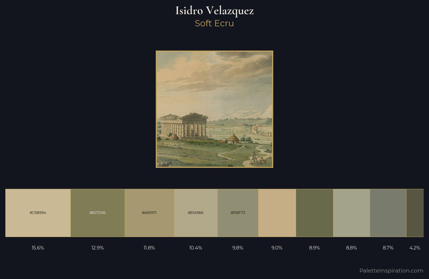 Isidro Velazquez Palette 1 — Soft Ecru