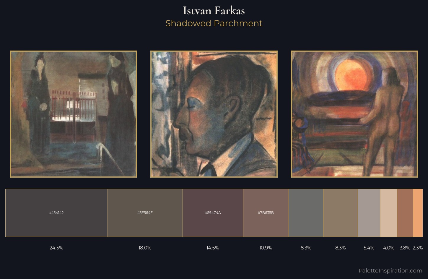 Istvan Farkas Palette 4 — Shadowed Parchment