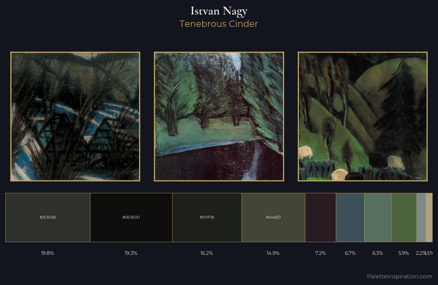 Istvan Nagy Palette 6 — Tenebrous Cinder