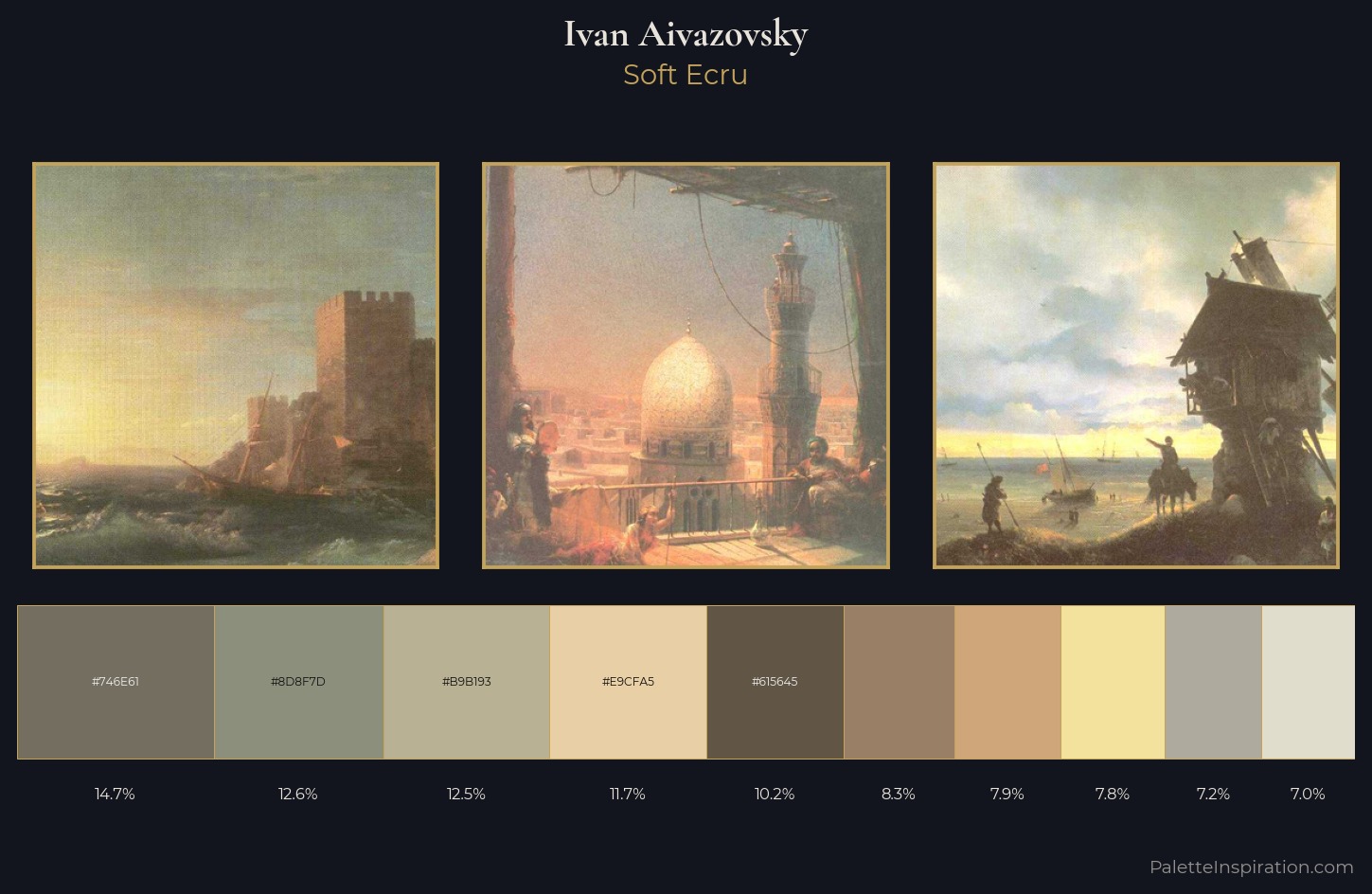Ivan Aivazovsky Palette 1 — Soft Ecru