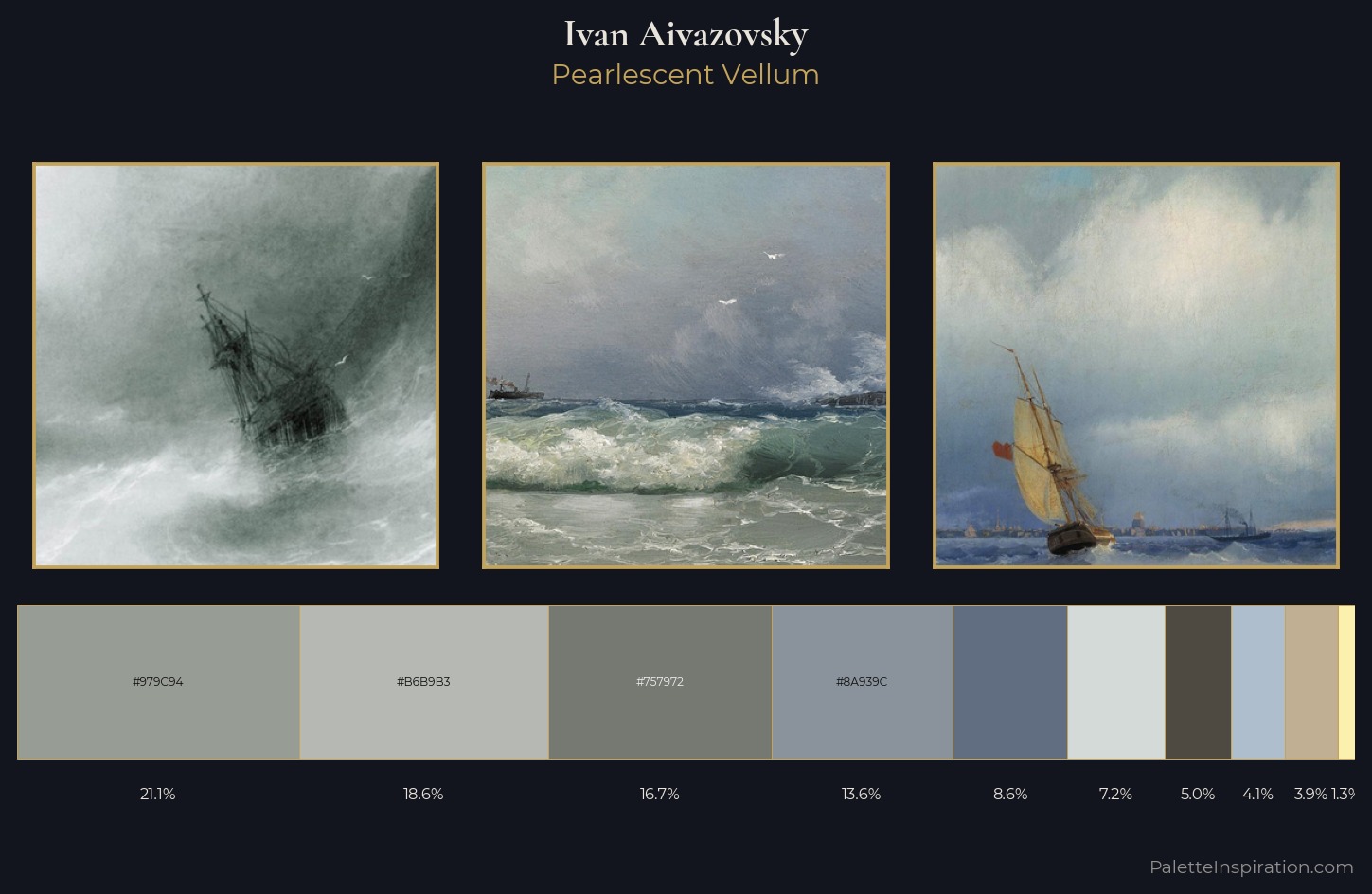 Ivan Aivazovsky Palette 3 — Pearlescent Vellum