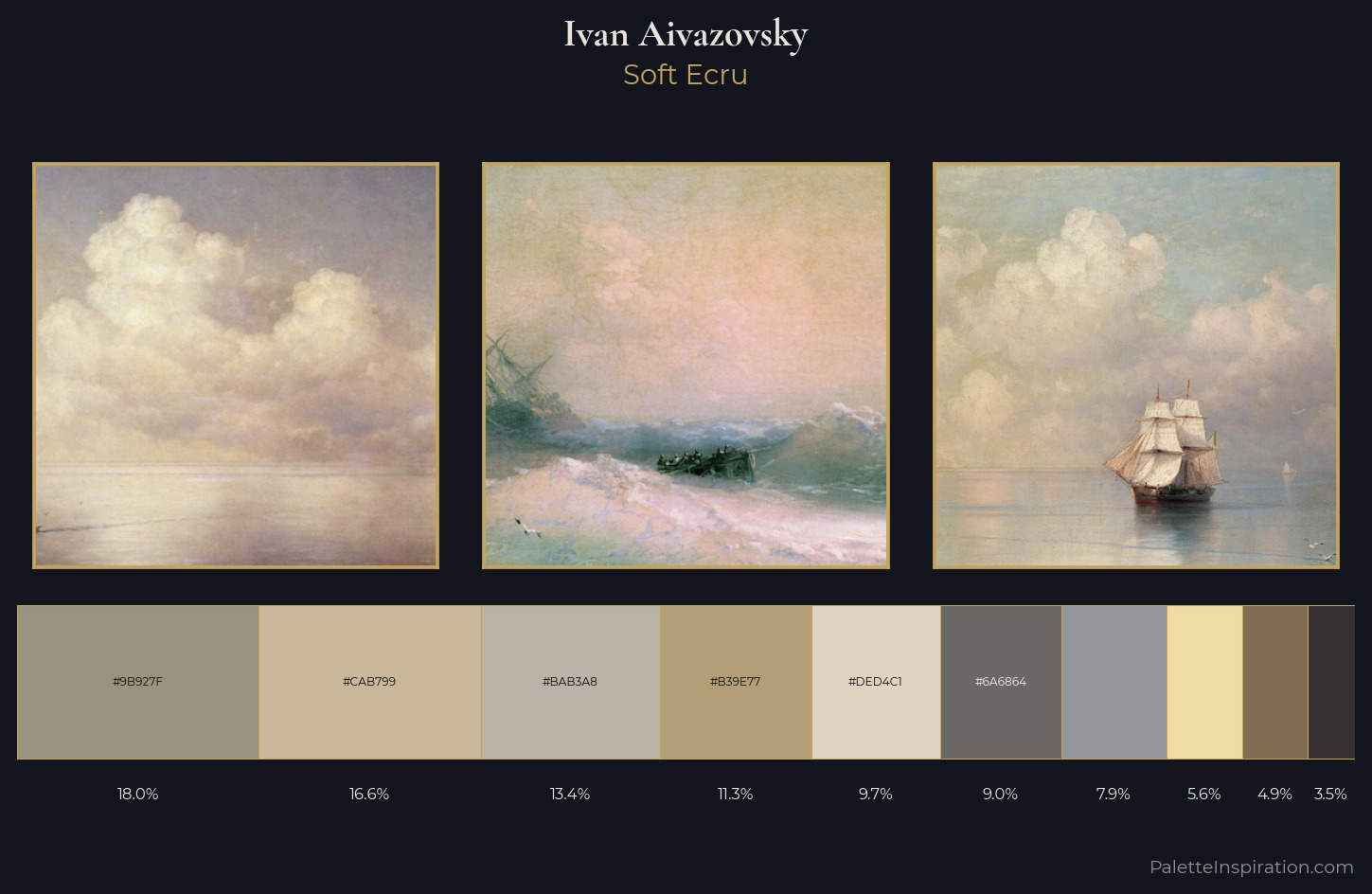 Ivan Aivazovsky Palette 4 — Soft Ecru