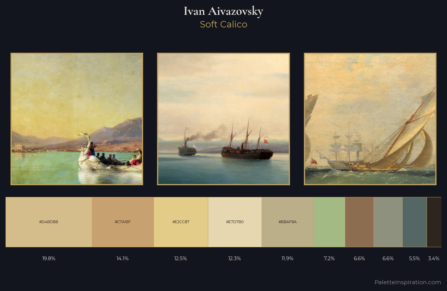 Ivan Aivazovsky Palette 5 — Soft Calico