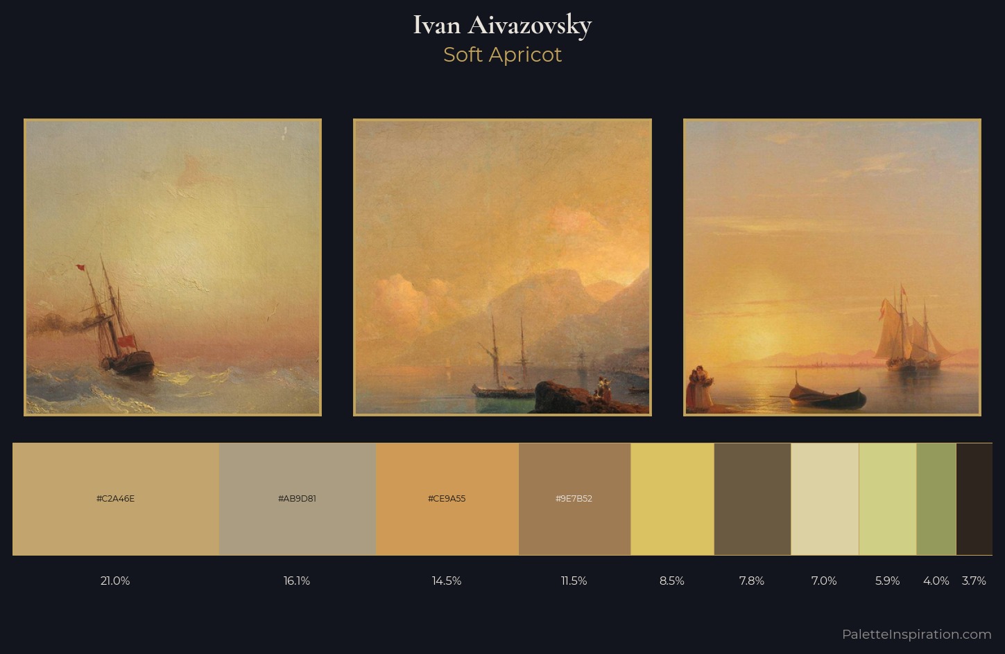 Ivan Aivazovsky Palette 8 — Soft Apricot