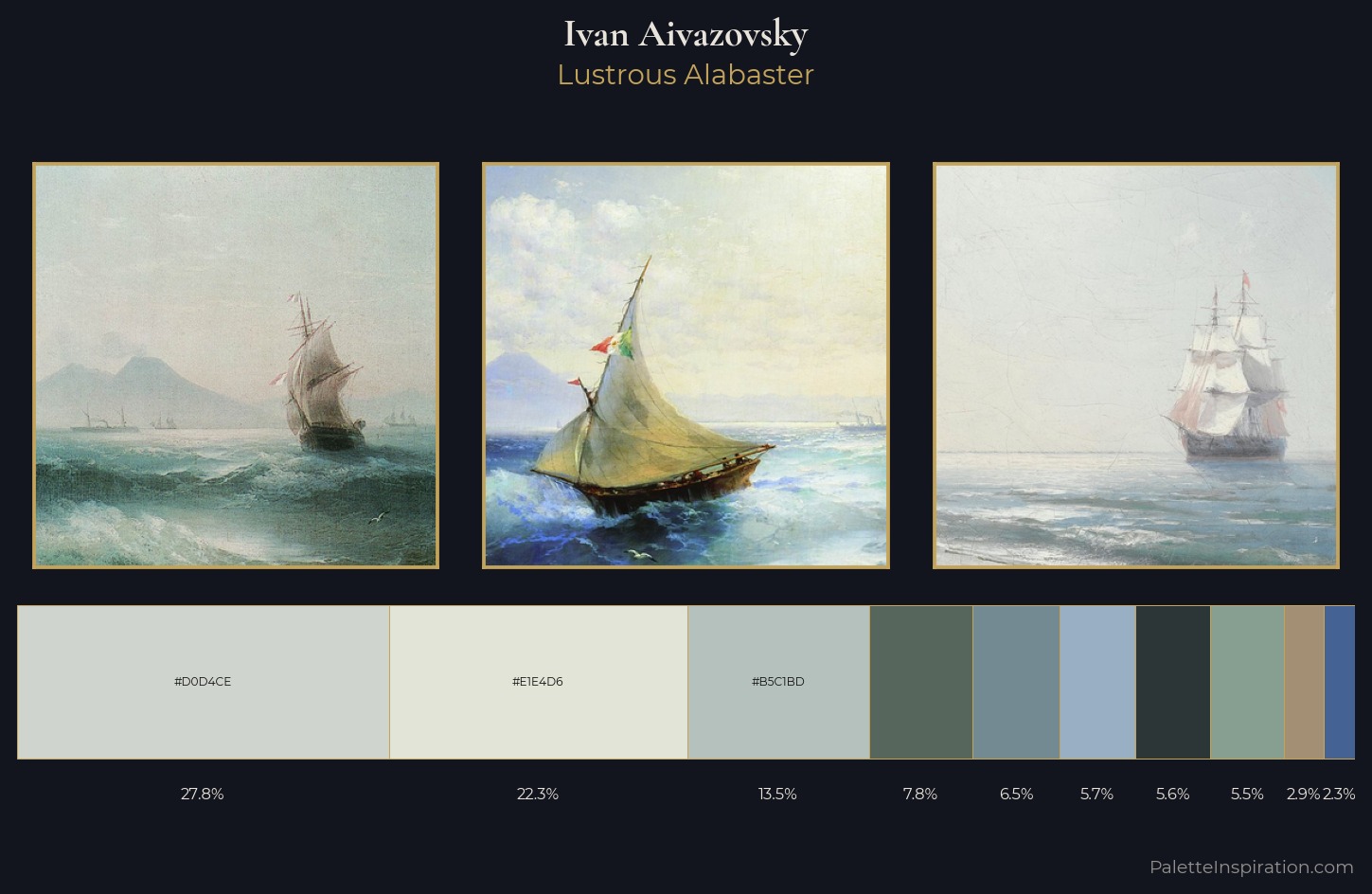 Ivan Aivazovsky Palette 9 — Lustrous Alabaster