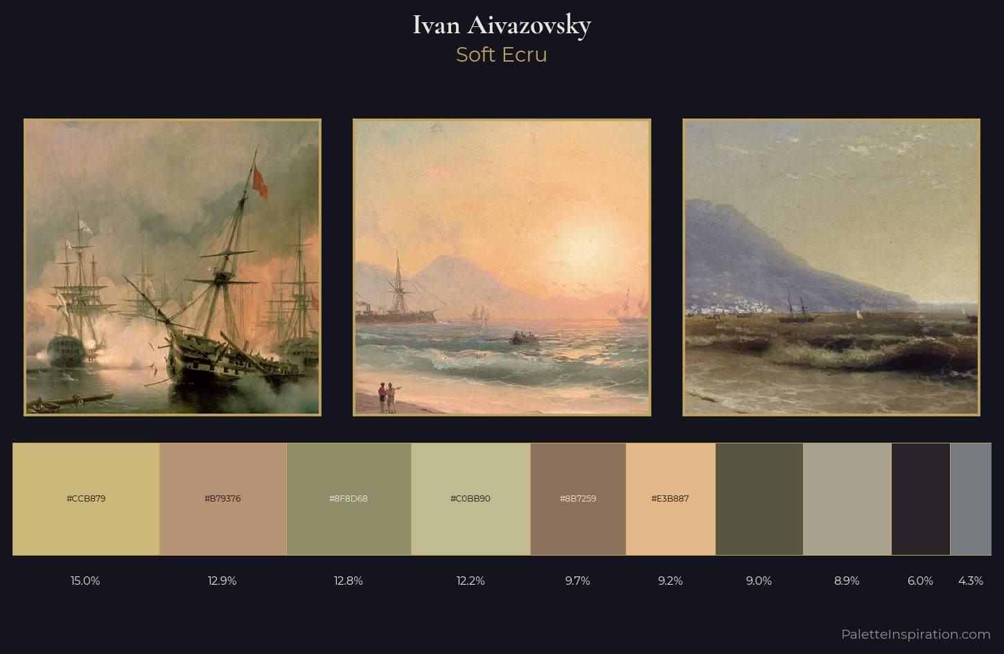 Ivan Aivazovsky Palette 11 — Soft Ecru