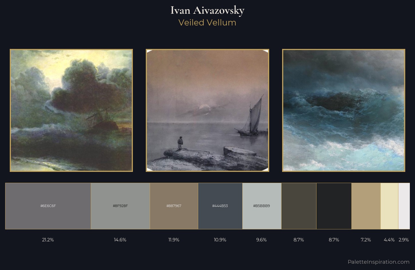 Ivan Aivazovsky Palette 13 — Veiled Vellum