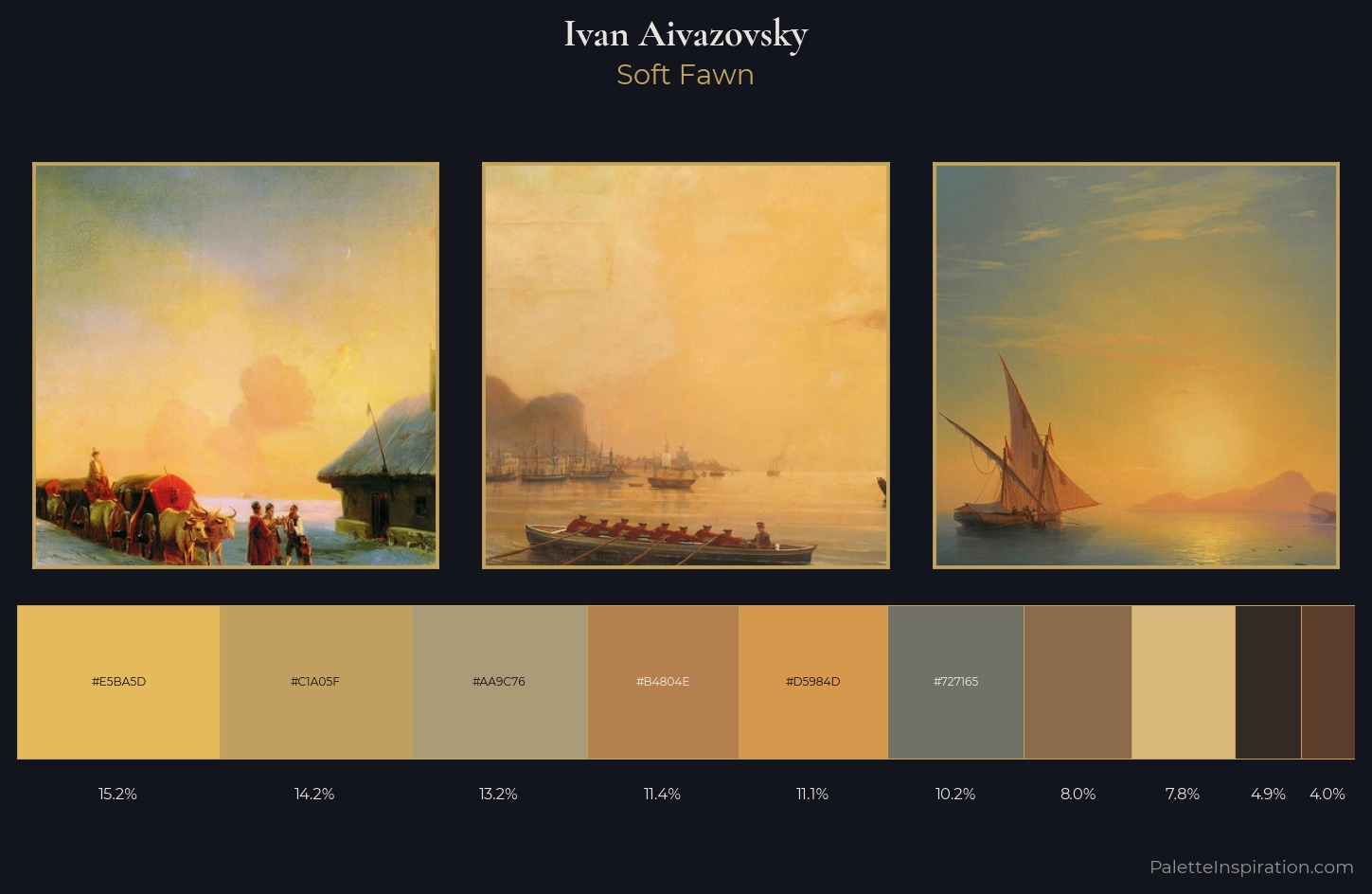 Ivan Aivazovsky Palette 14 — Soft Fawn