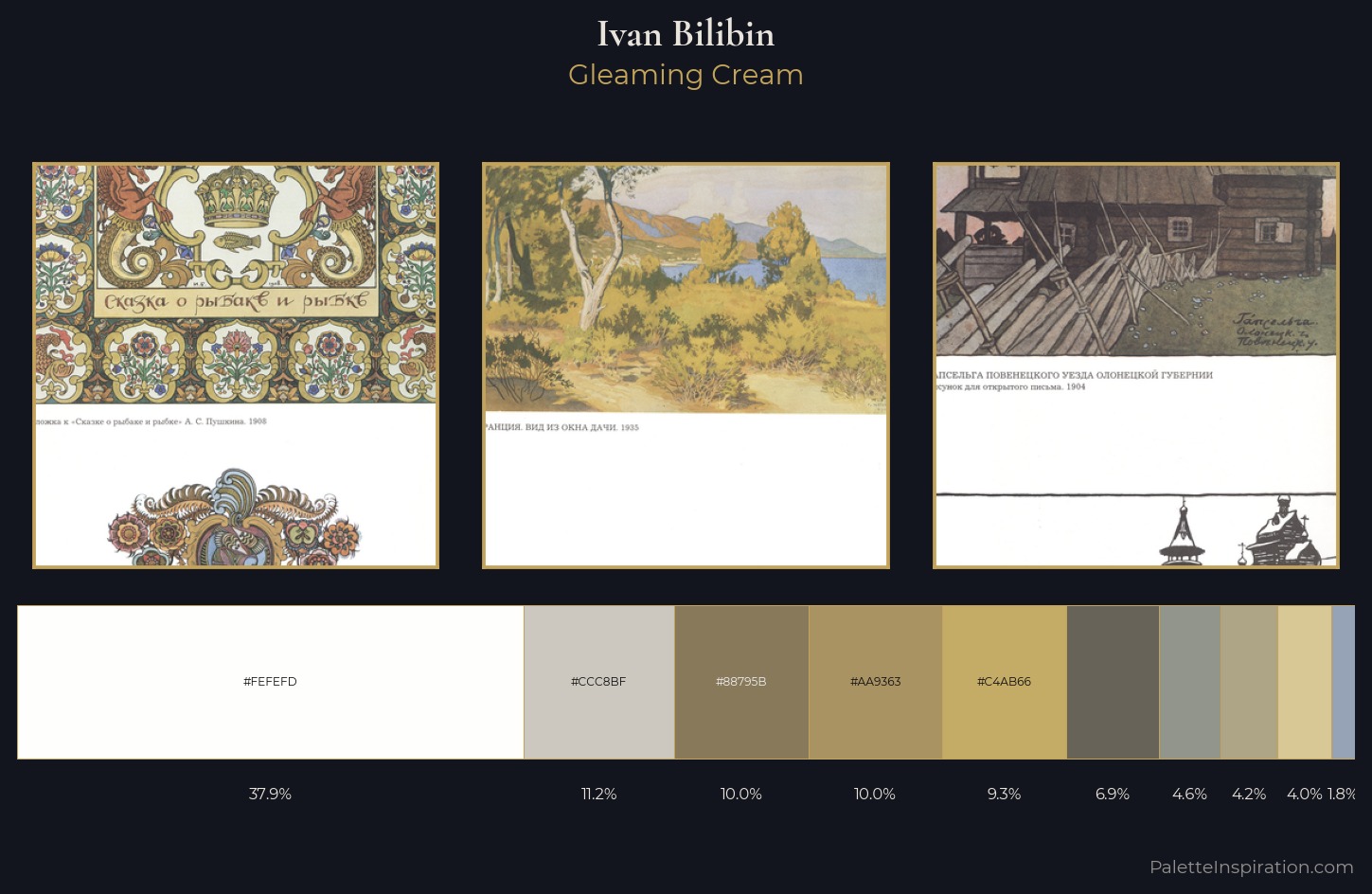 Ivan Bilibin Palette 2 — Gleaming Cream