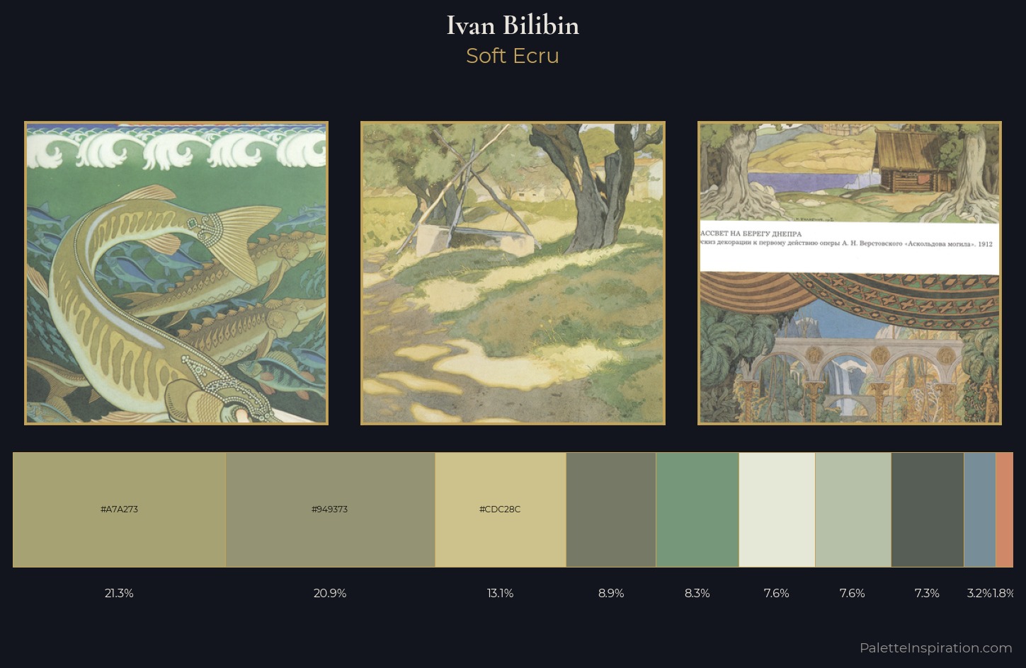 Ivan Bilibin Palette 4 — Soft Ecru