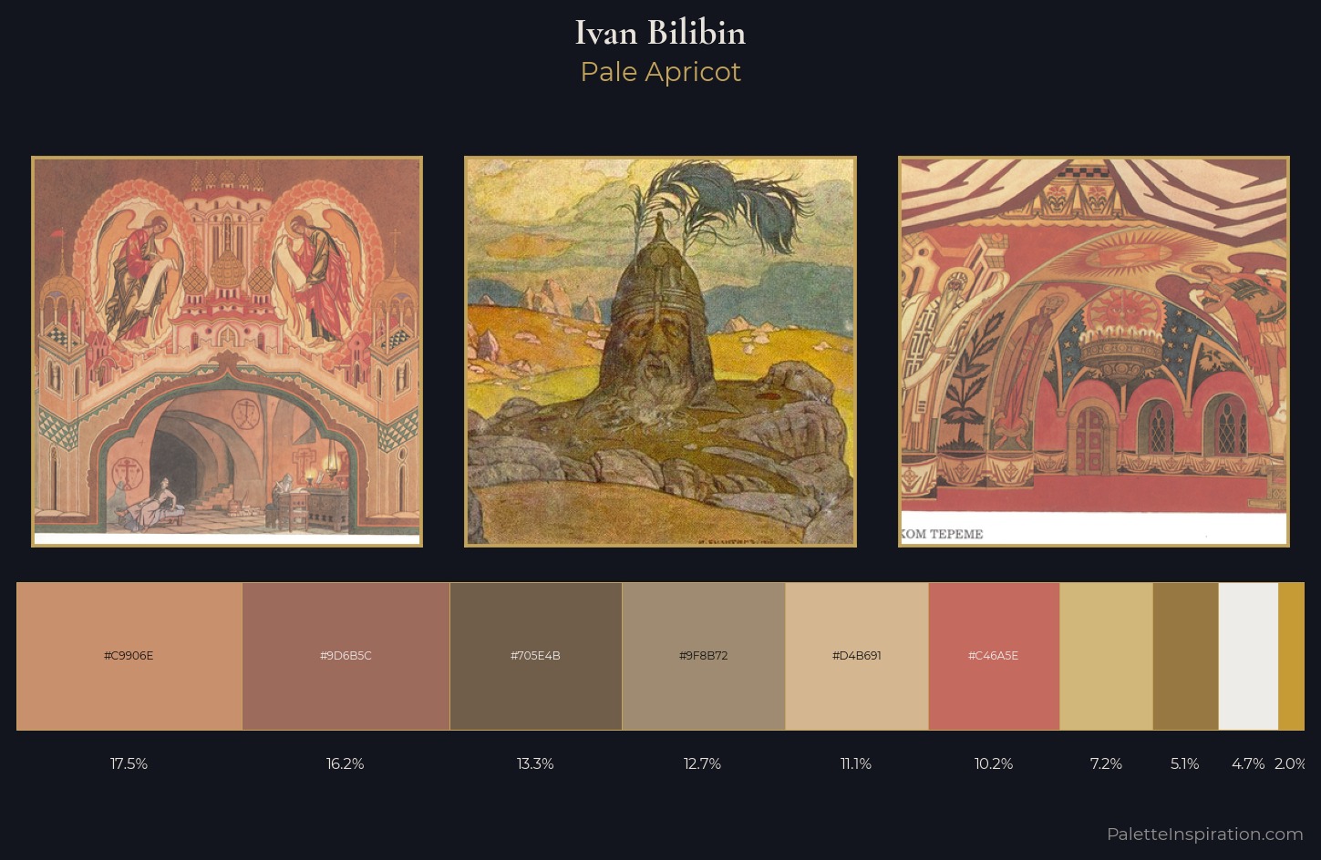 Ivan Bilibin Palette 5 — Pale Apricot
