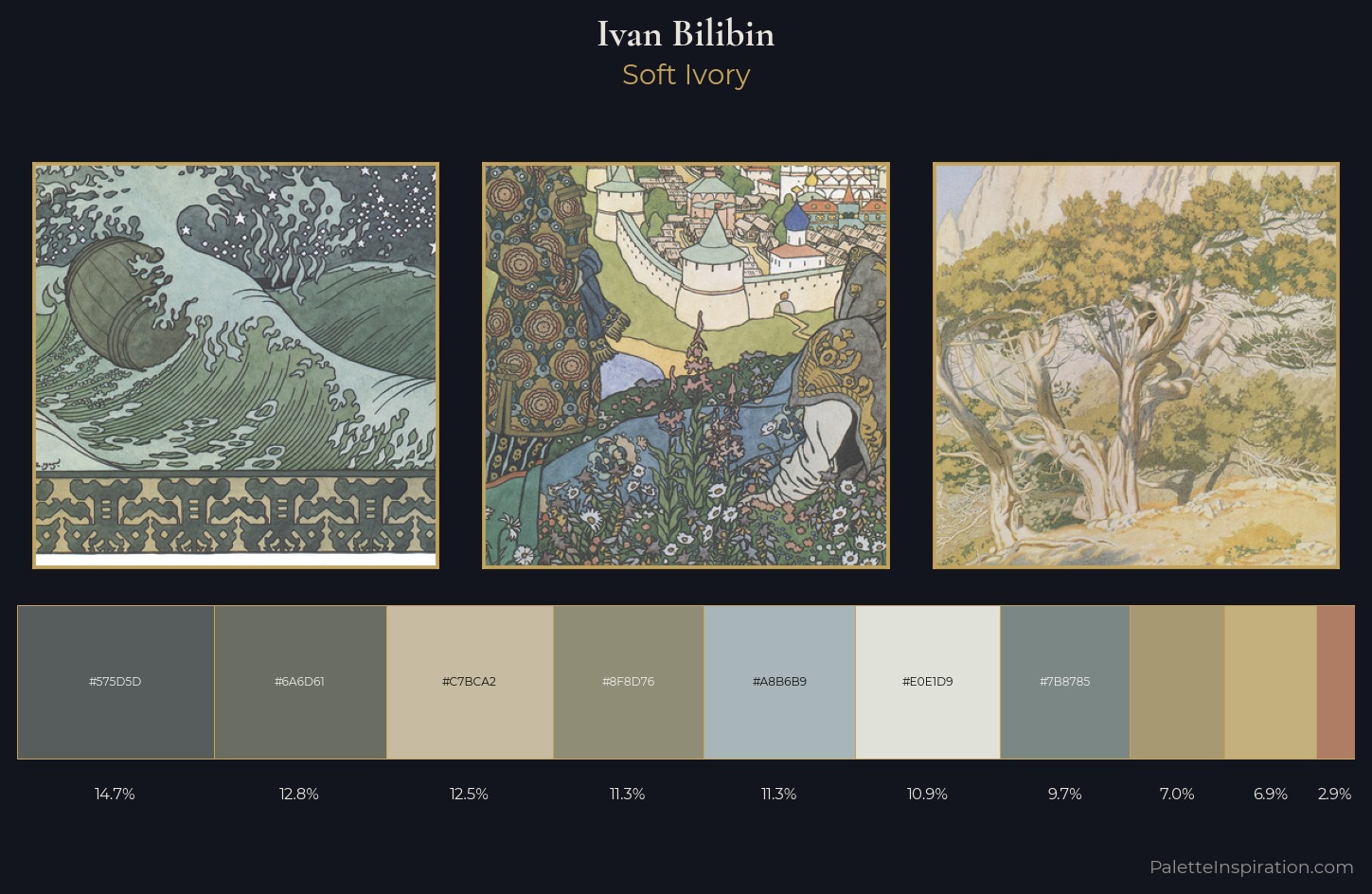 Ivan Bilibin Palette 6 — Soft Ivory