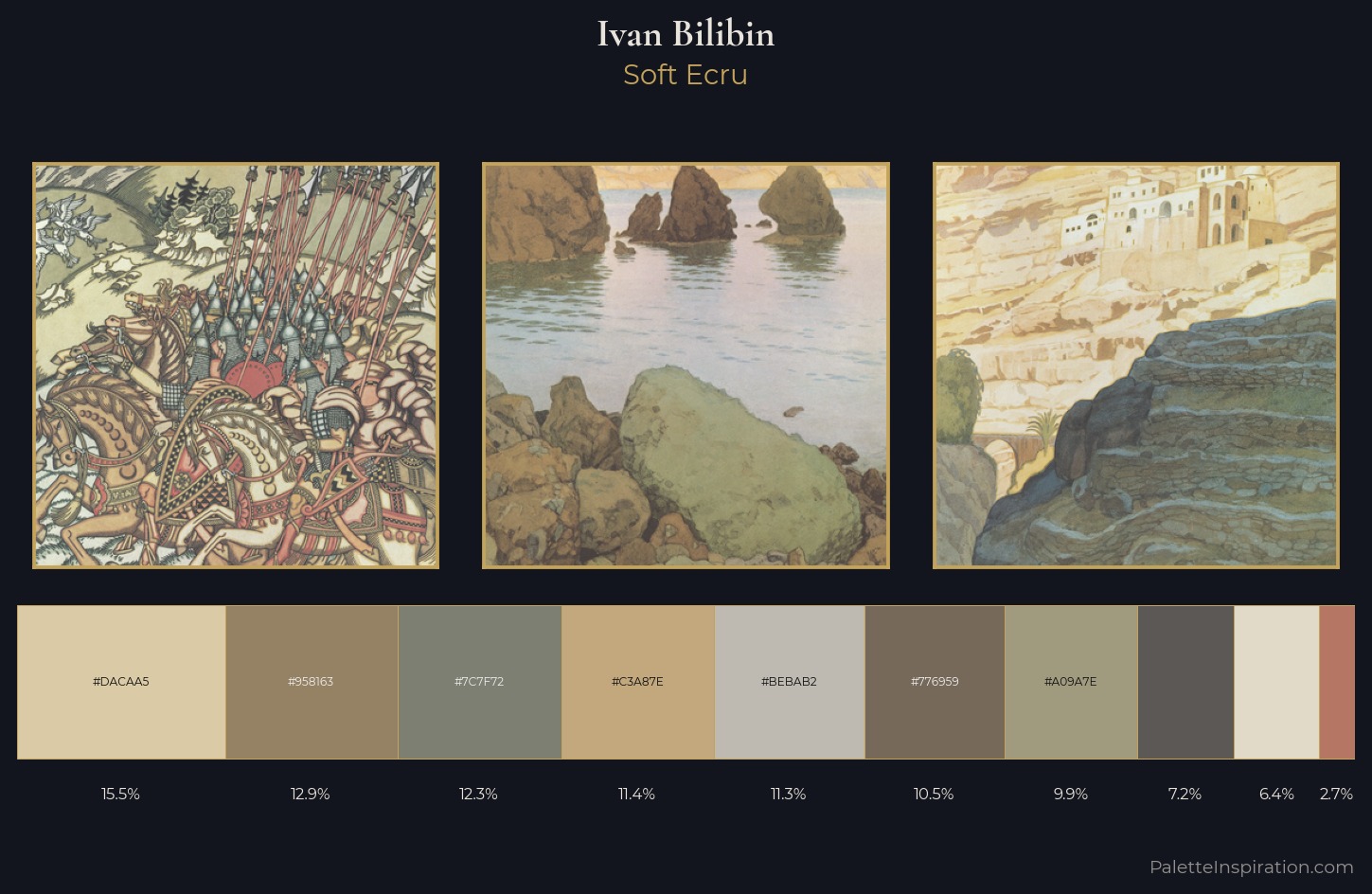 Ivan Bilibin Palette 7 — Soft Ecru