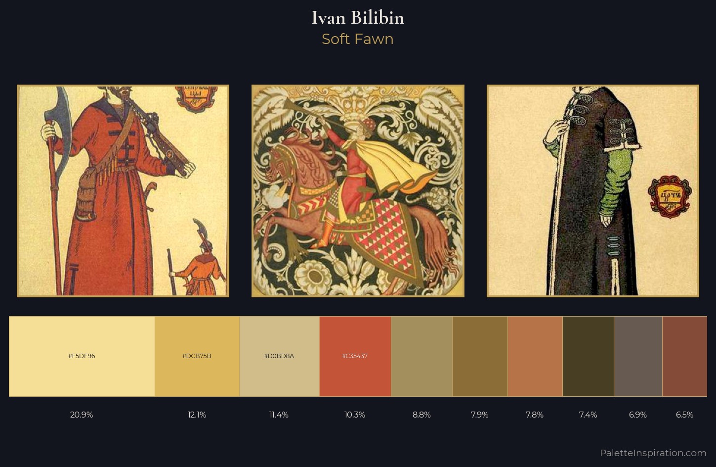 Ivan Bilibin Palette 11 — Soft Fawn