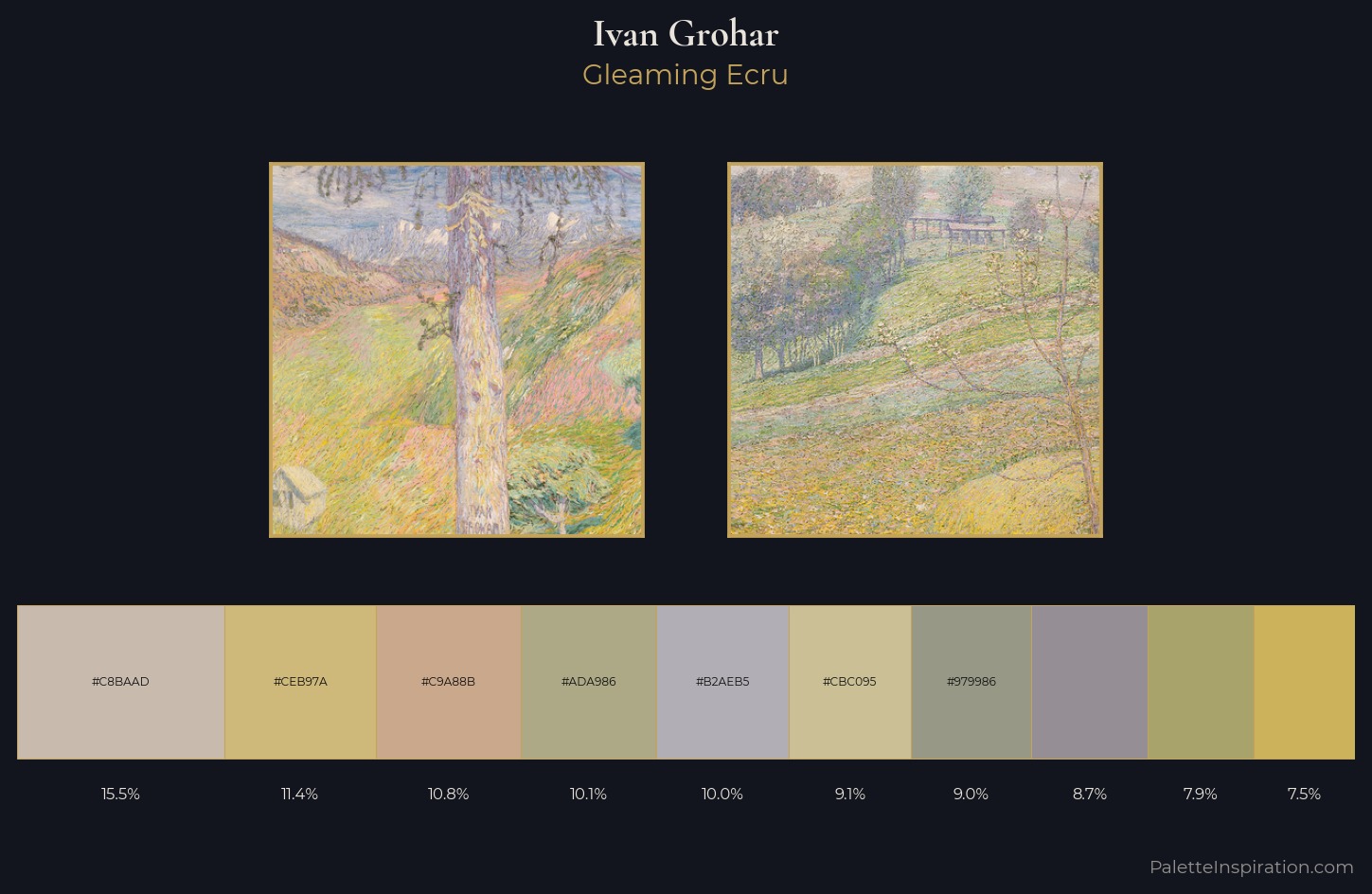 Ivan Grohar Palette 1 — Gleaming Ecru