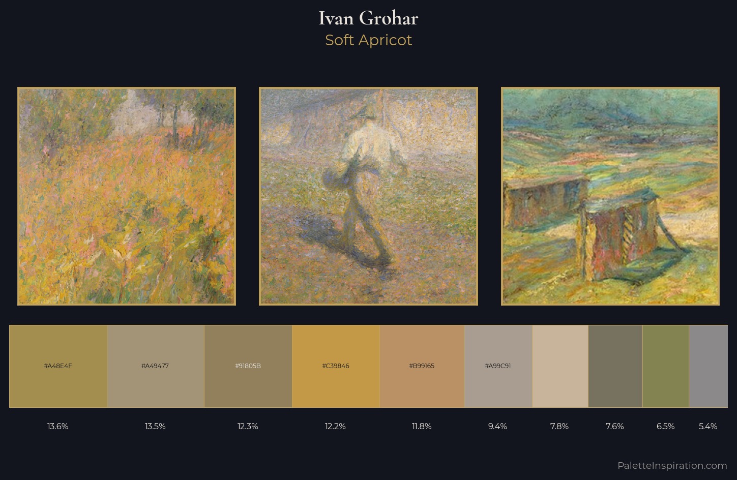 Ivan Grohar Palette 3 — Soft Apricot